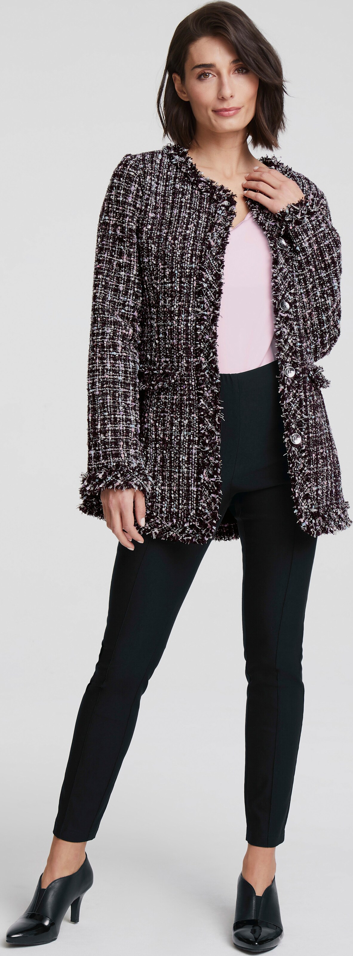 heine Blazer - schwarz-bunt