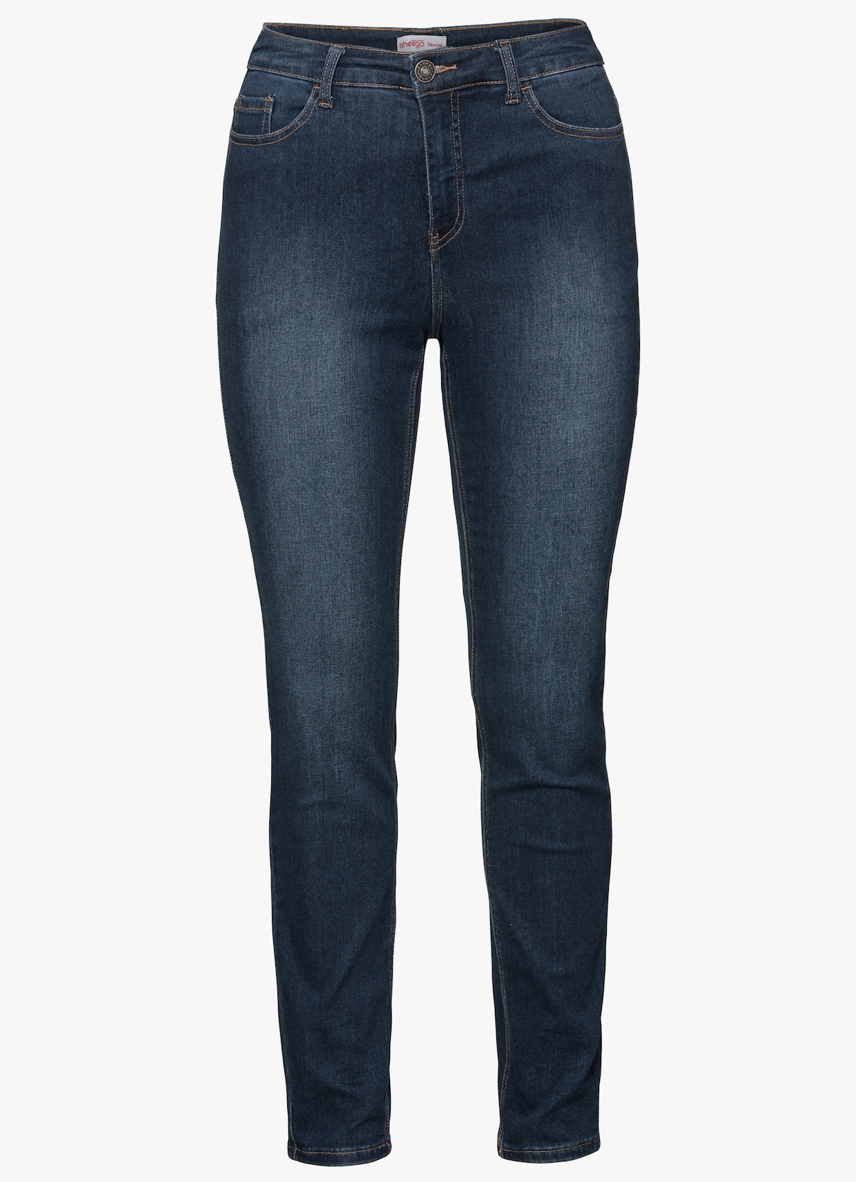 sheego Skinny Jeans - dark blue denim