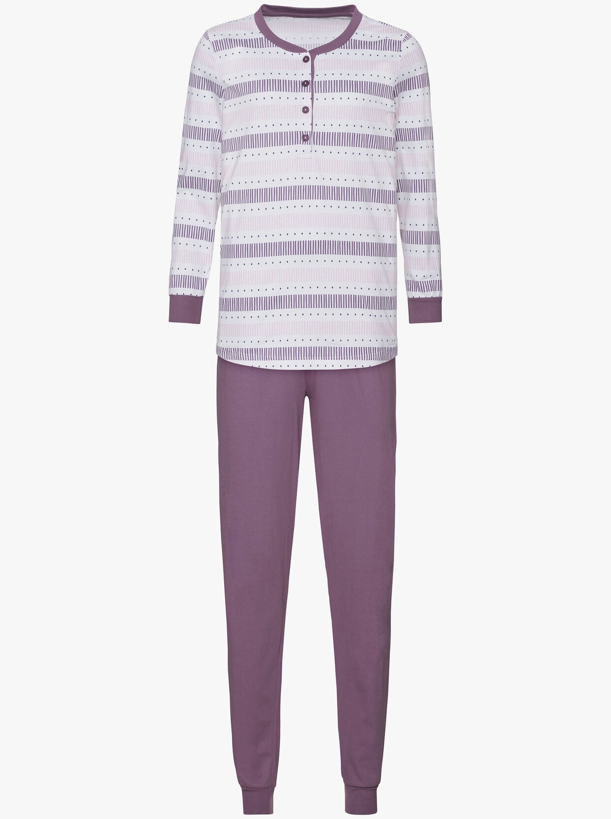Pyjama - paars gedessineerd