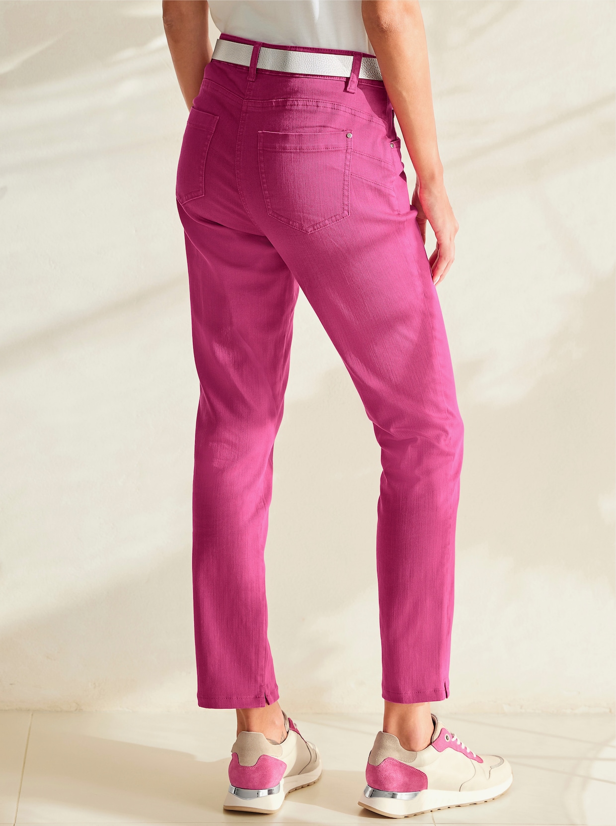 heine 5-pocketjeans - fuchsia
