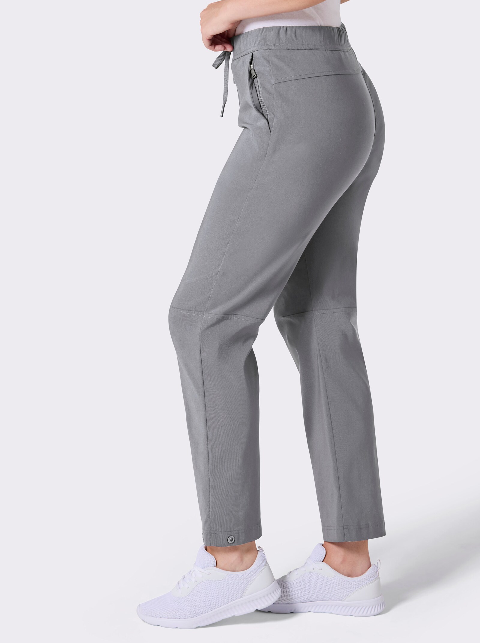 Catamaran Sports Freizeithose mit weitenregulierbarem Beinabschluss - steingrau