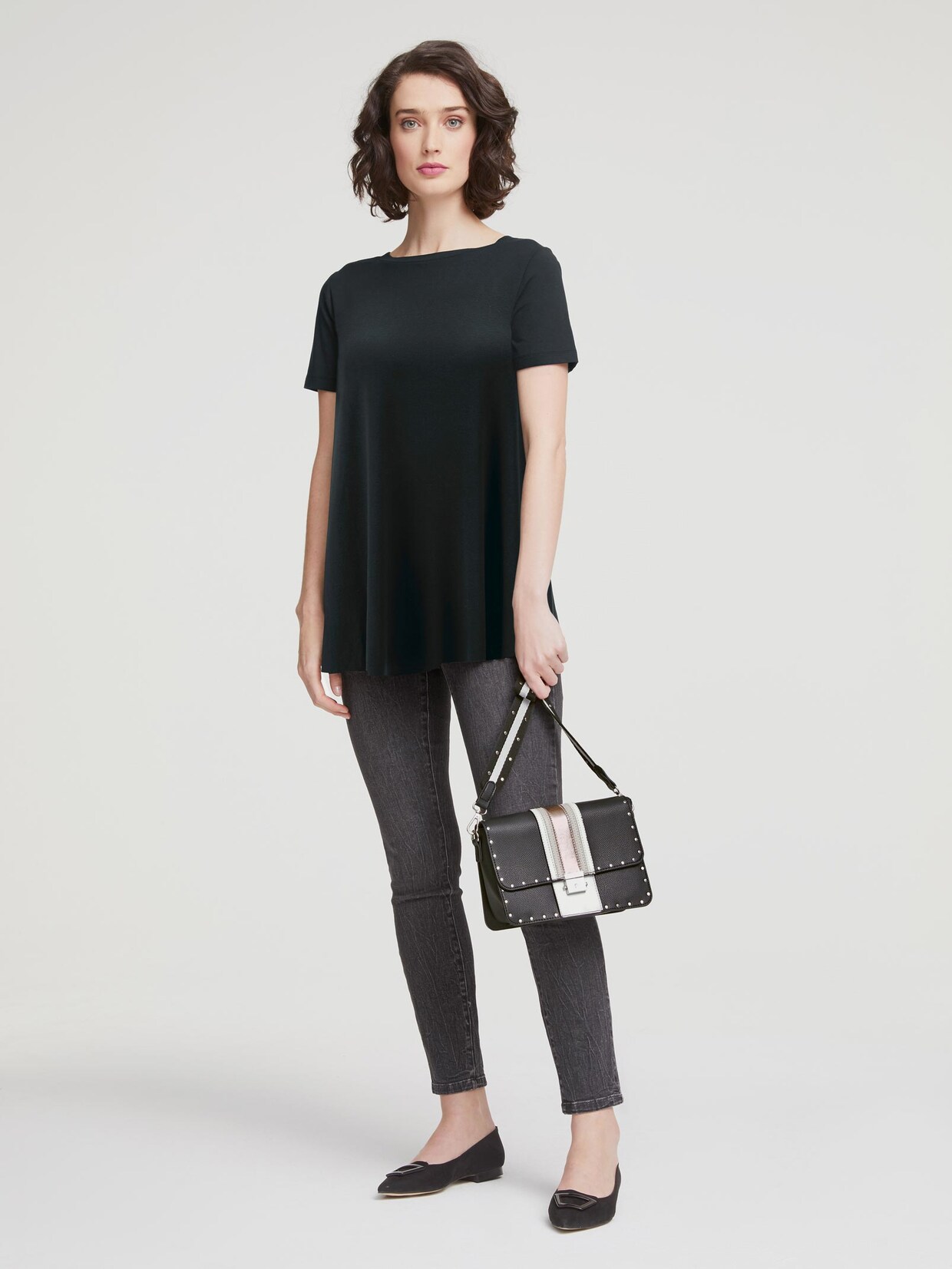 Linea Tesini Shirt - schwarz