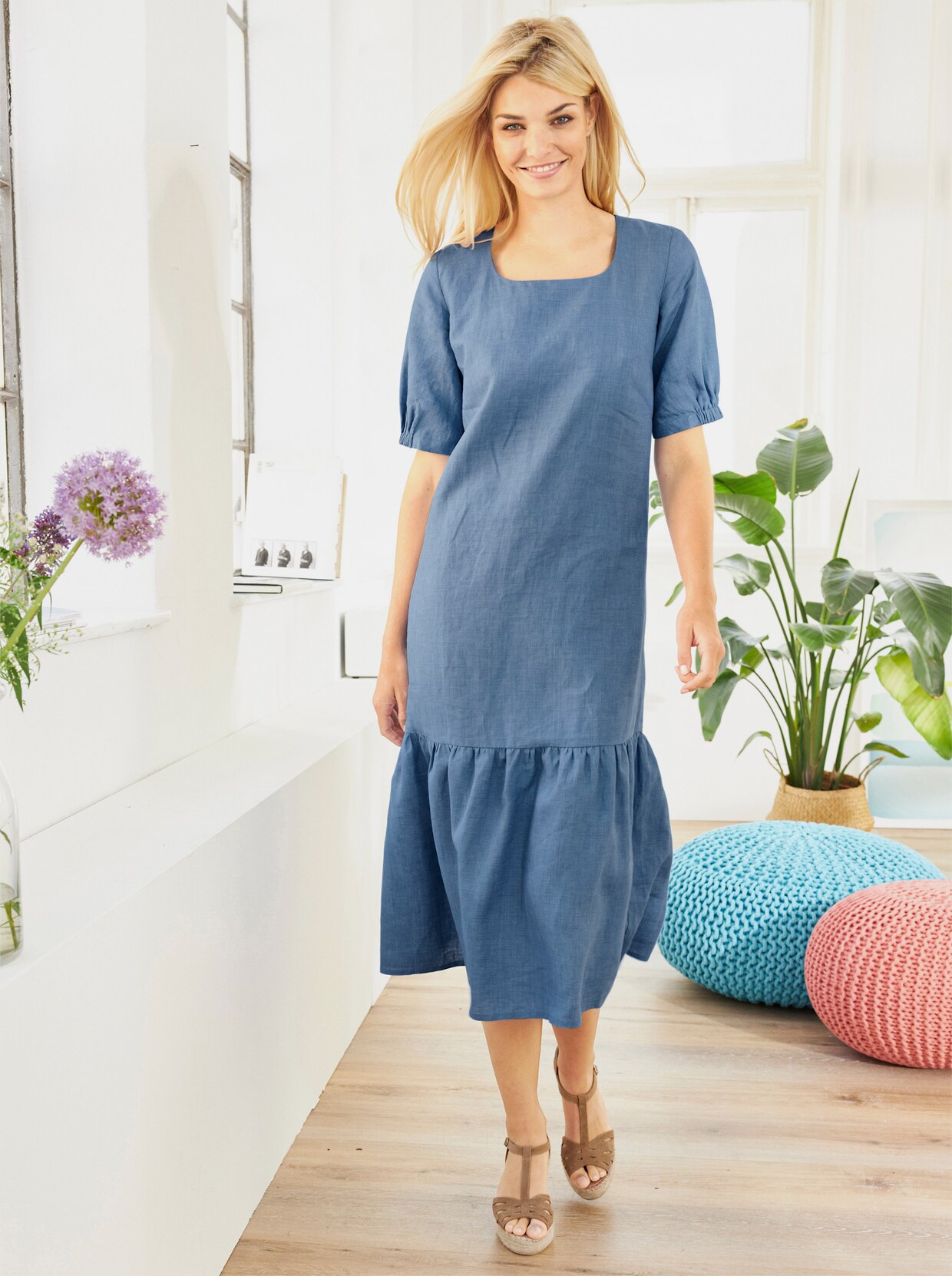 heine Kleid - mittelblau