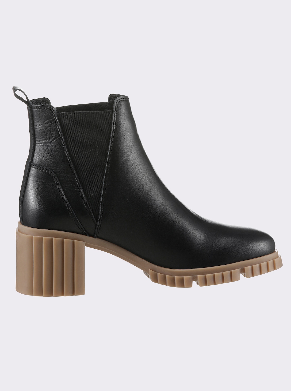 heine Bottines - noir-chamois