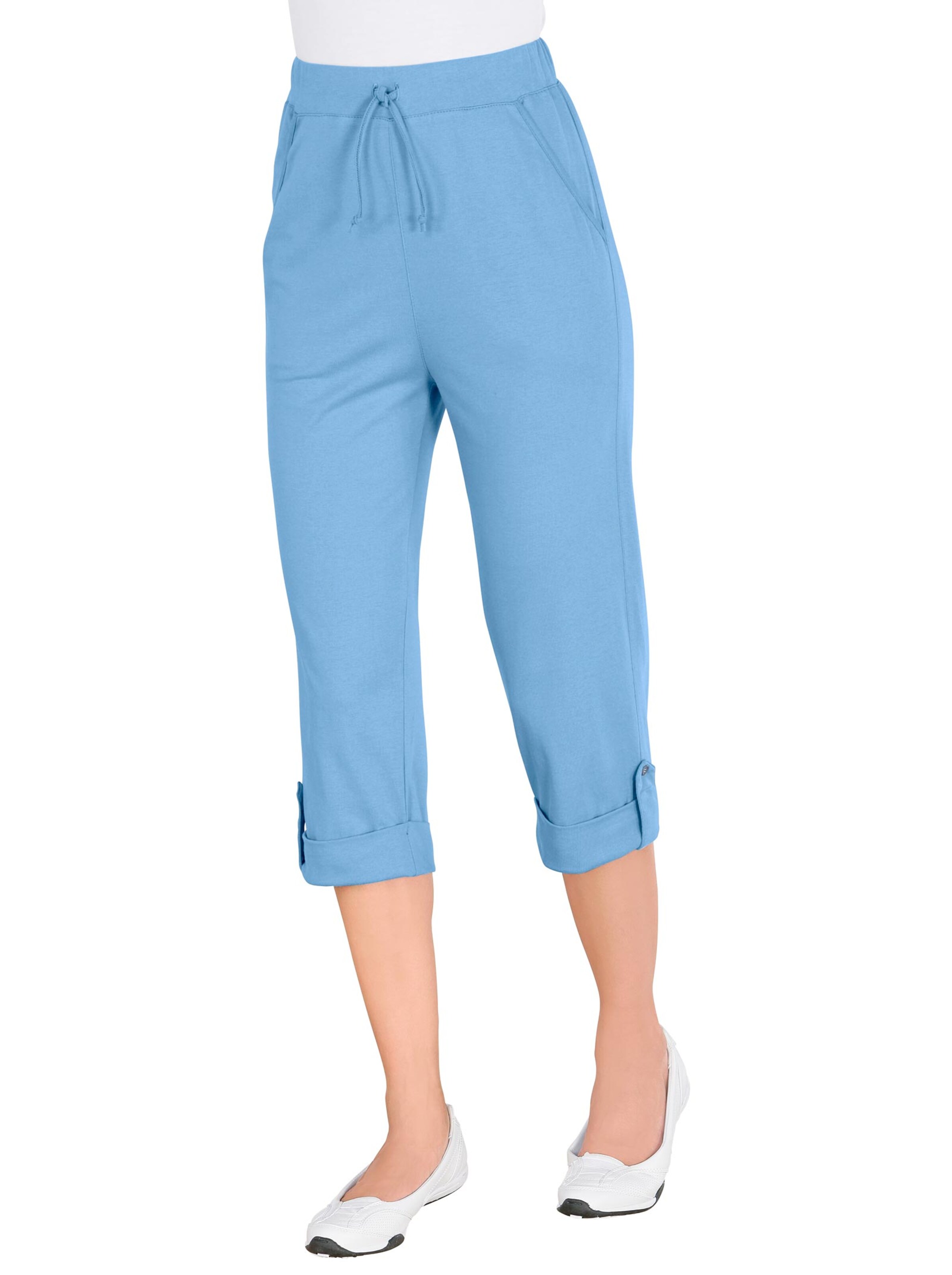 Capri-Freizeithose - blau