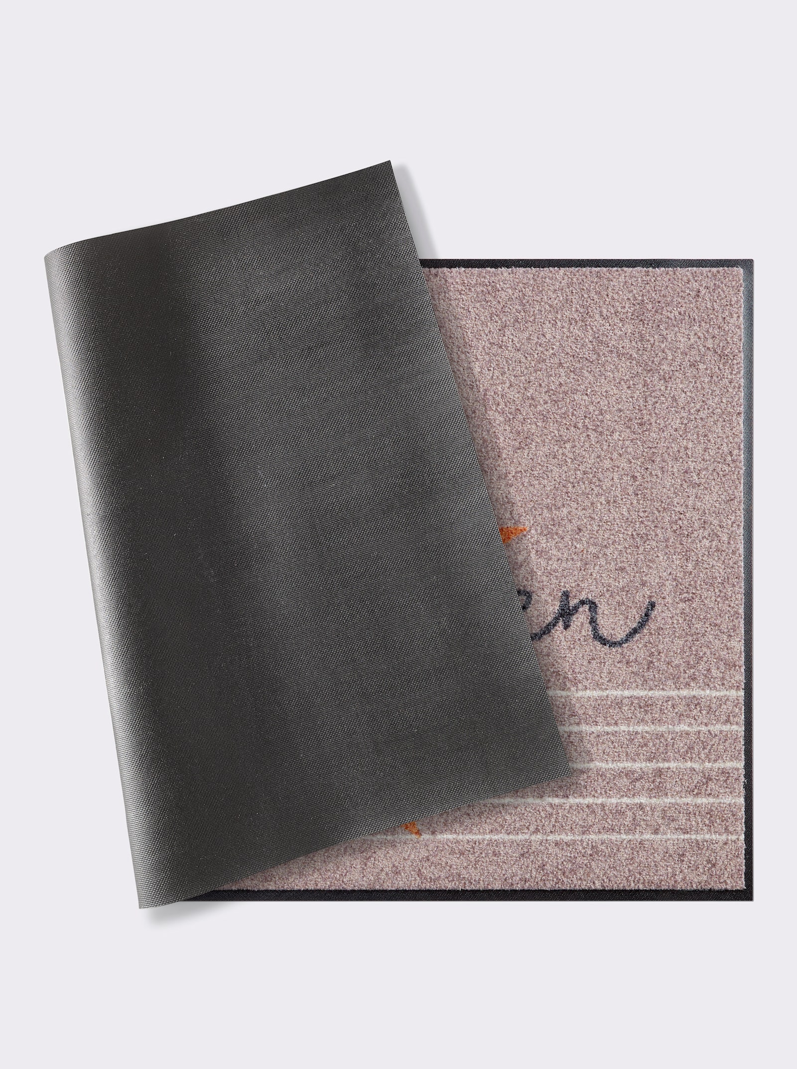 Salonloewe Voetmat - grijs/oranje