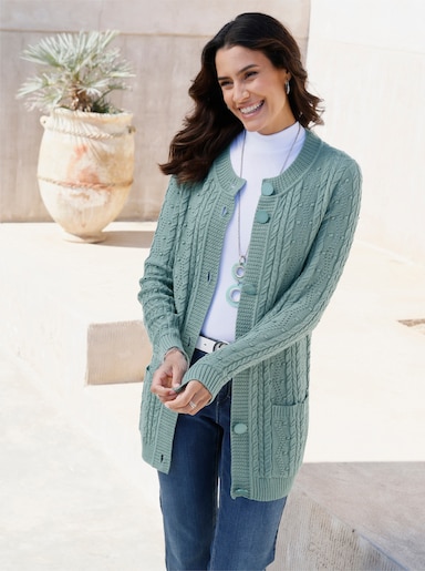 Strickjacke - jade