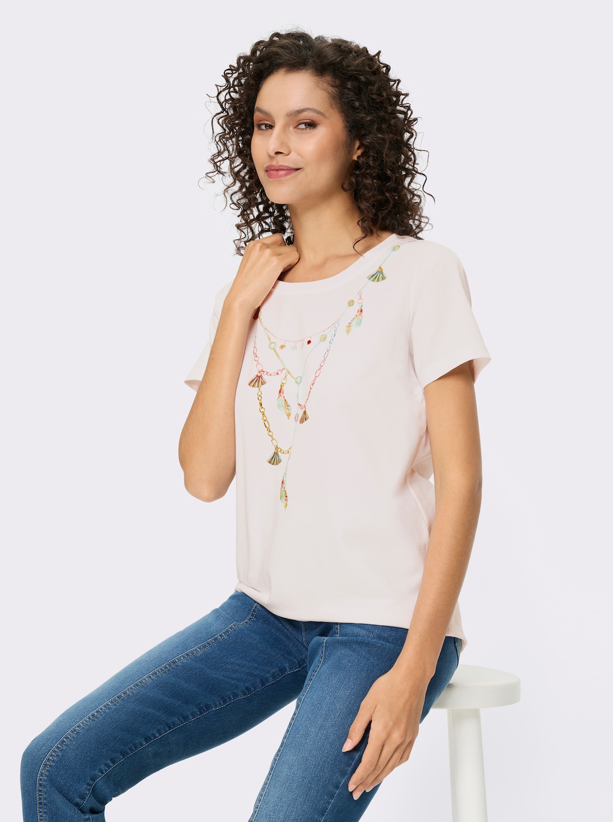 heine T-shirt à manches courtes - blanc