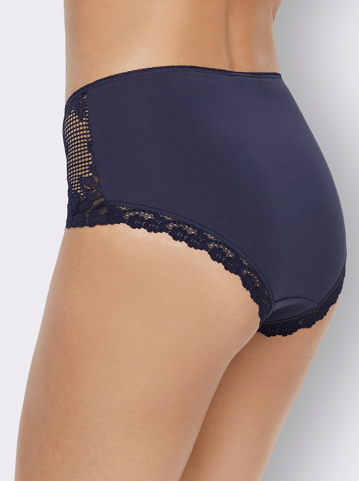 Tailleslip - nachtblauw + violet