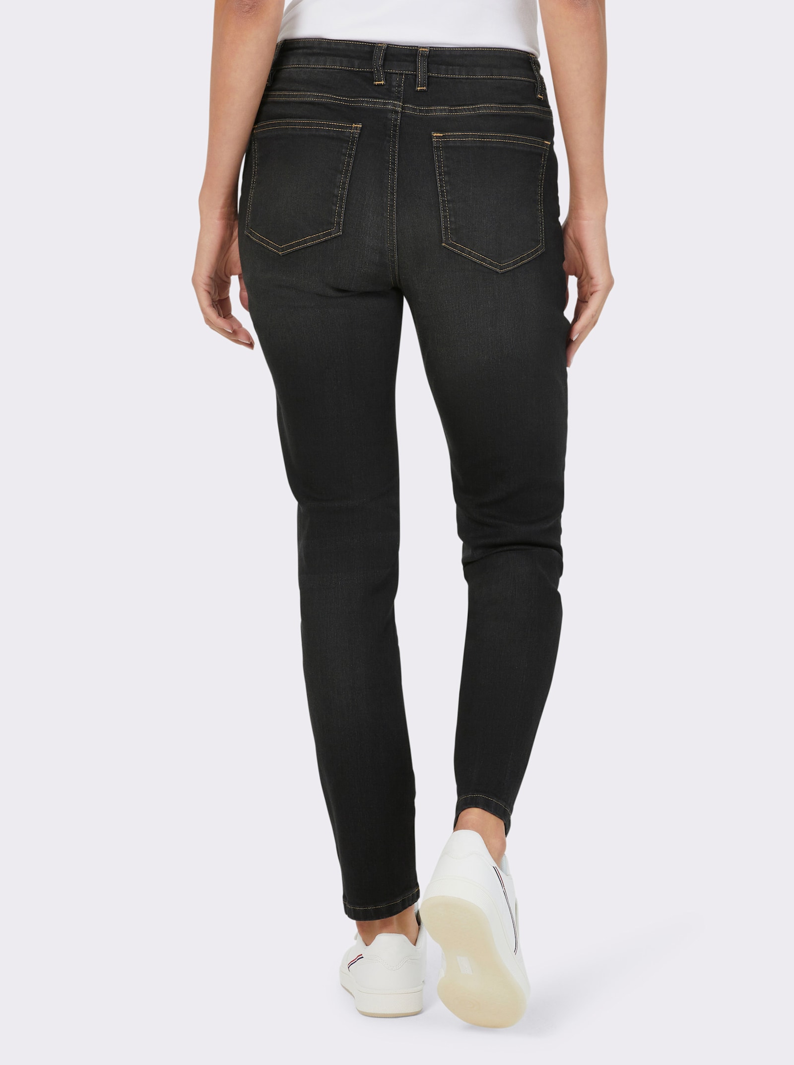 heine Jeans mit Teilnungsnähten - black denim