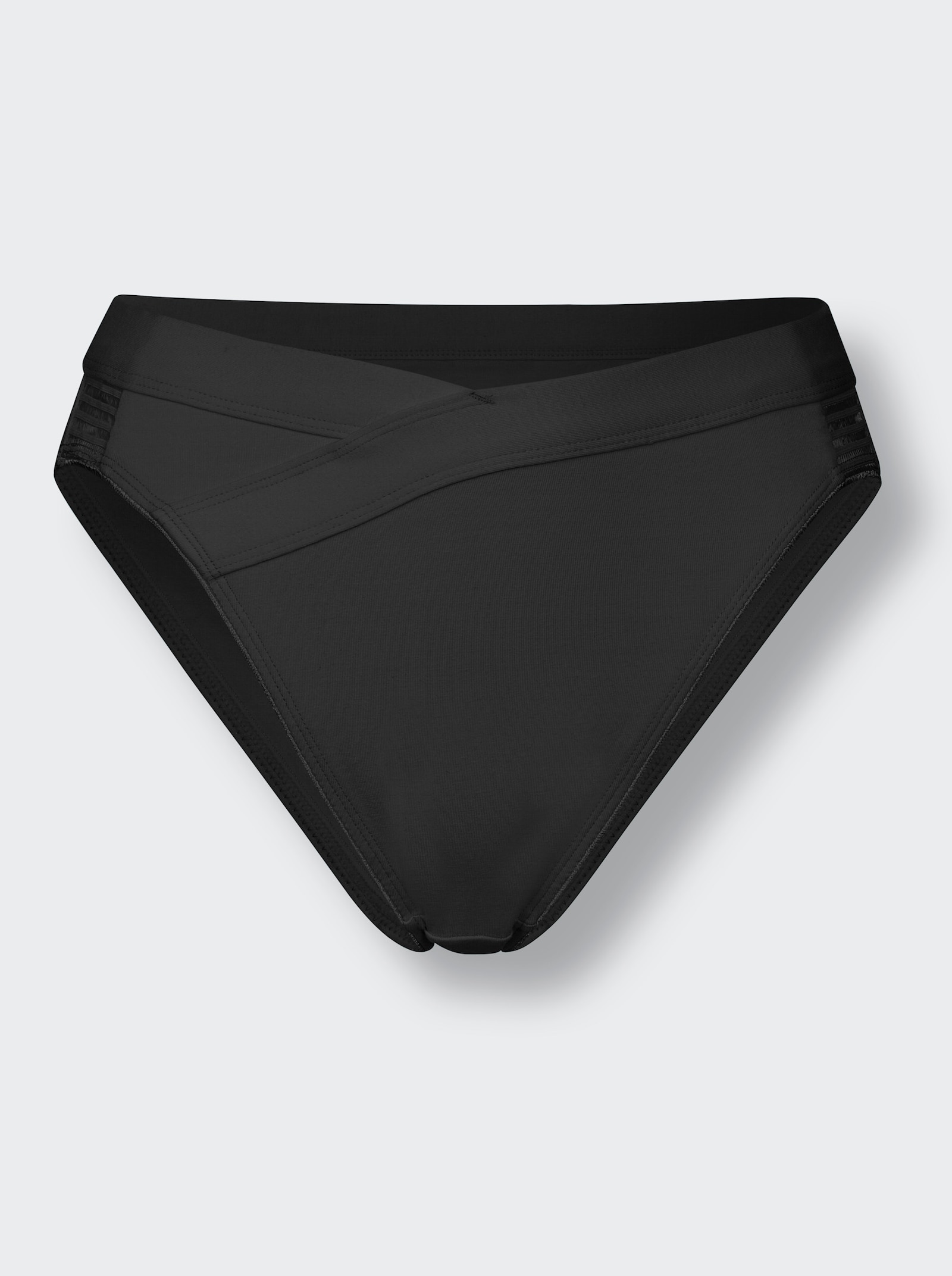 wäschepur Kalhotky s pružným textilním pasem - černá