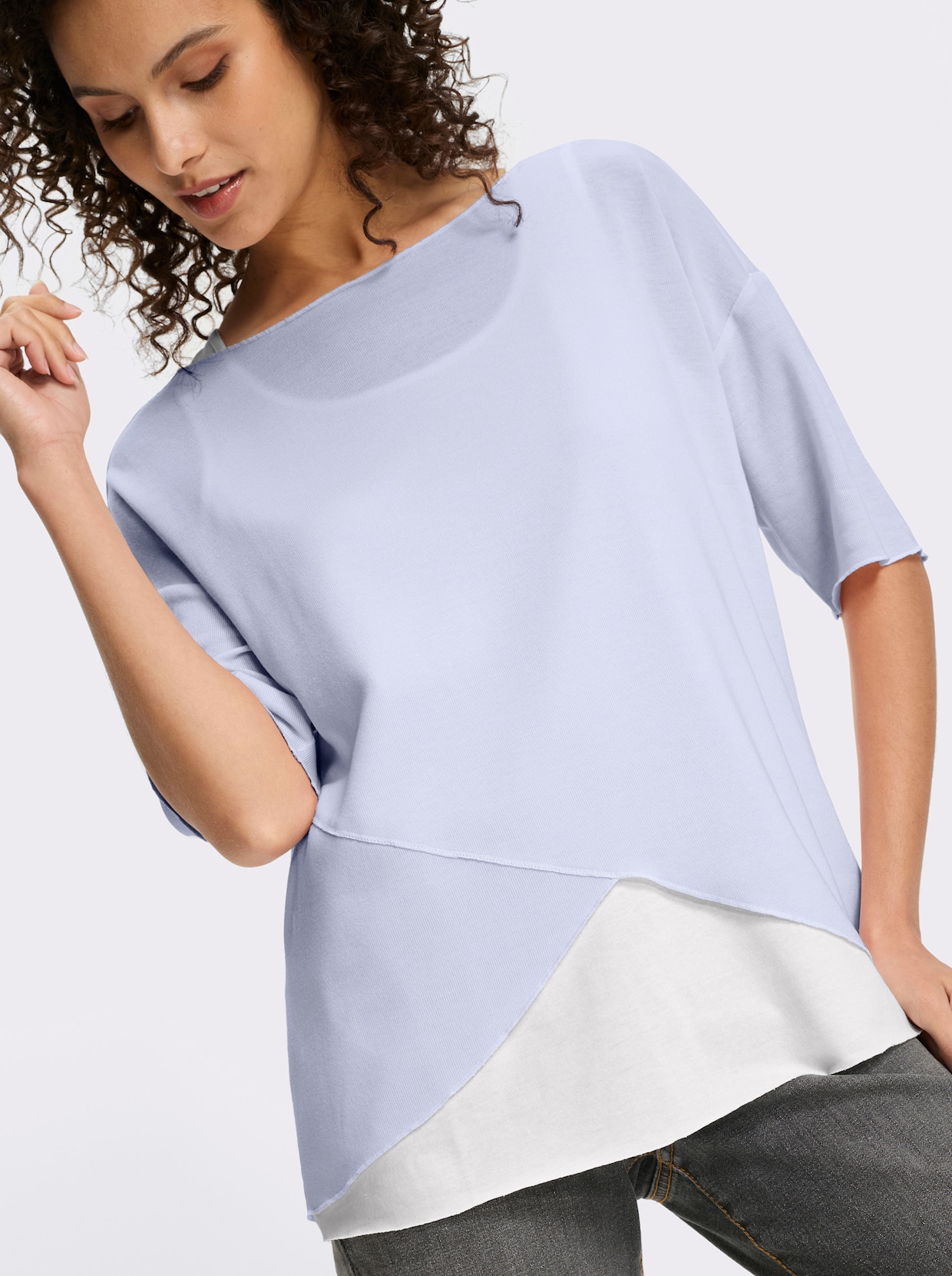 heine 2-in-1-Shirt - hellblau