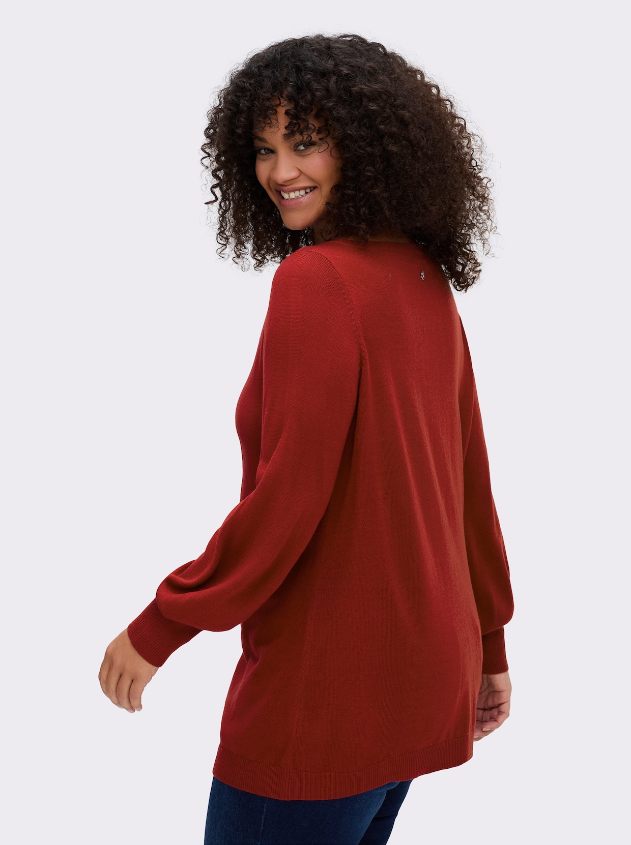 sheego Pullover - kirsche