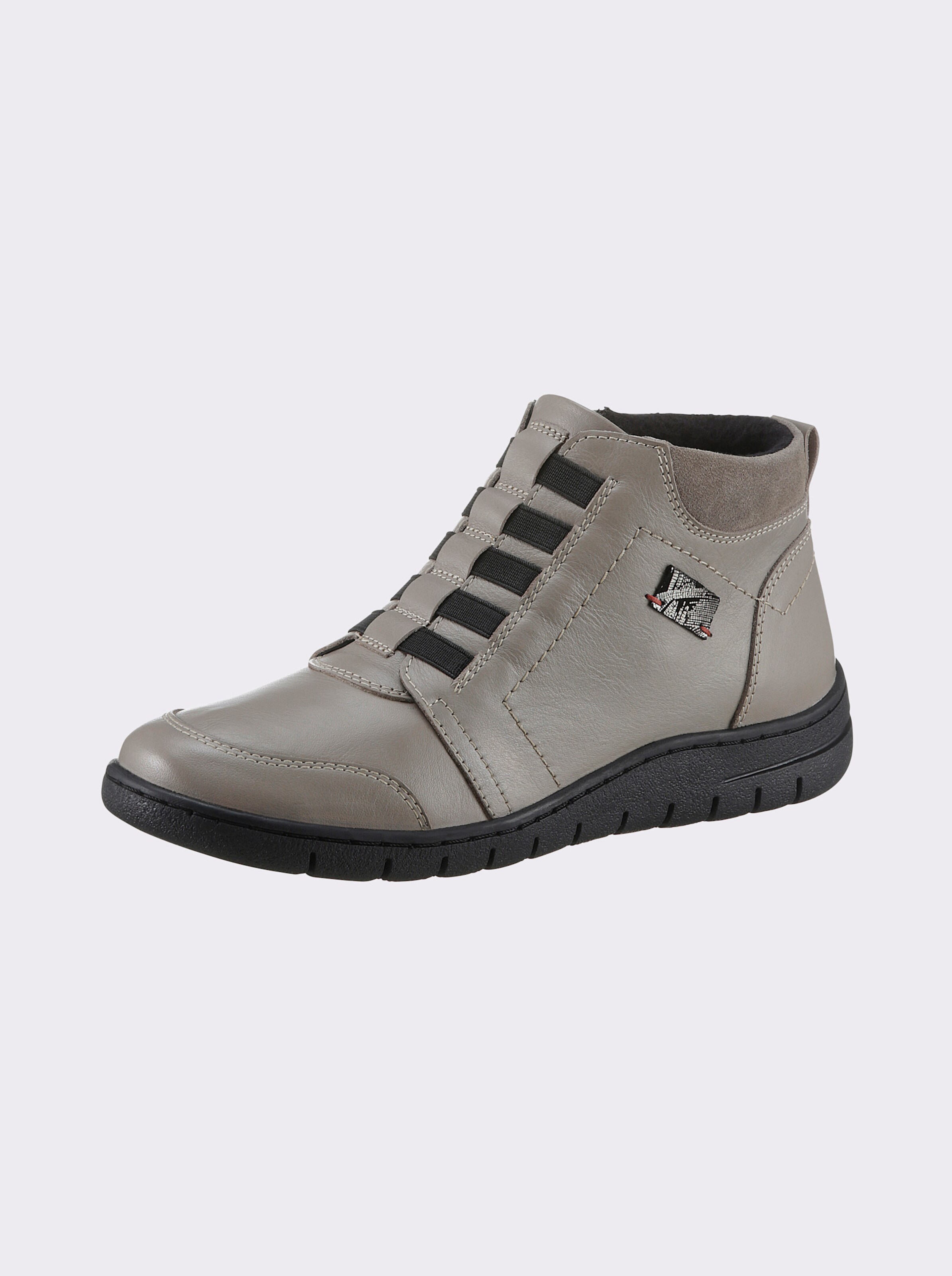 airsoft modern+ Stiefelette in steingrau | heine