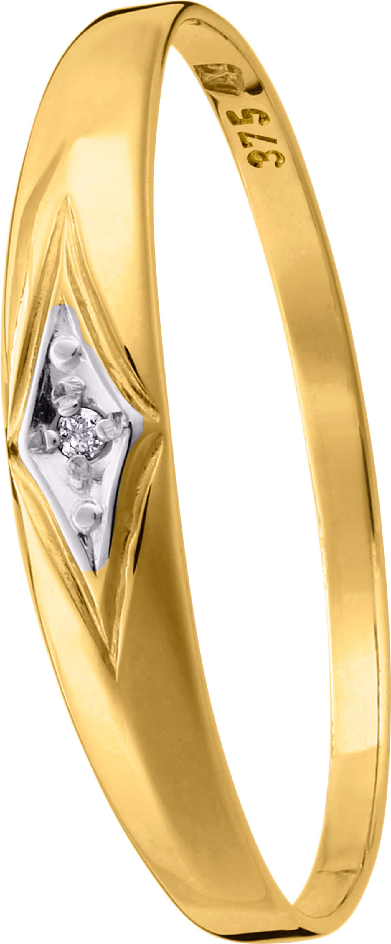 Man at günstig Kaufen-Ring in Gelbgold 375 von heine. Ring in Gelbgold 375 von heine <![CDATA[Ein wertvolles Schmuckstück ist dieser Ring aus Gelbgold 375. Mit Diamant. In ansprechender Optik. Rhodiniert.]]>. 