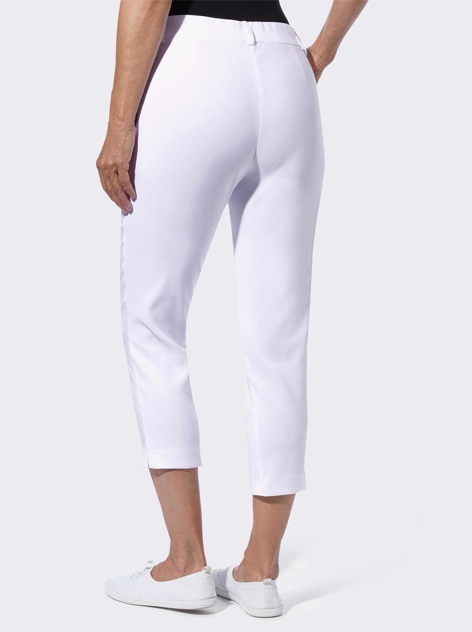 7/8-broek met stretch - wit