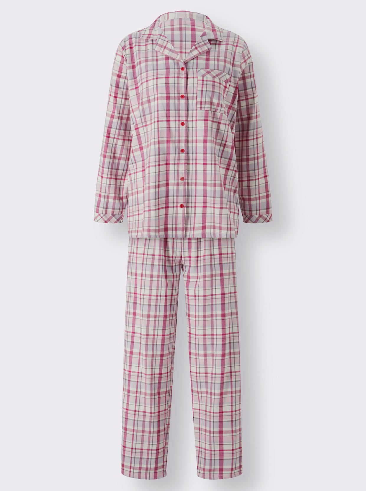 Comtessa Pyjama - rosé-kariert