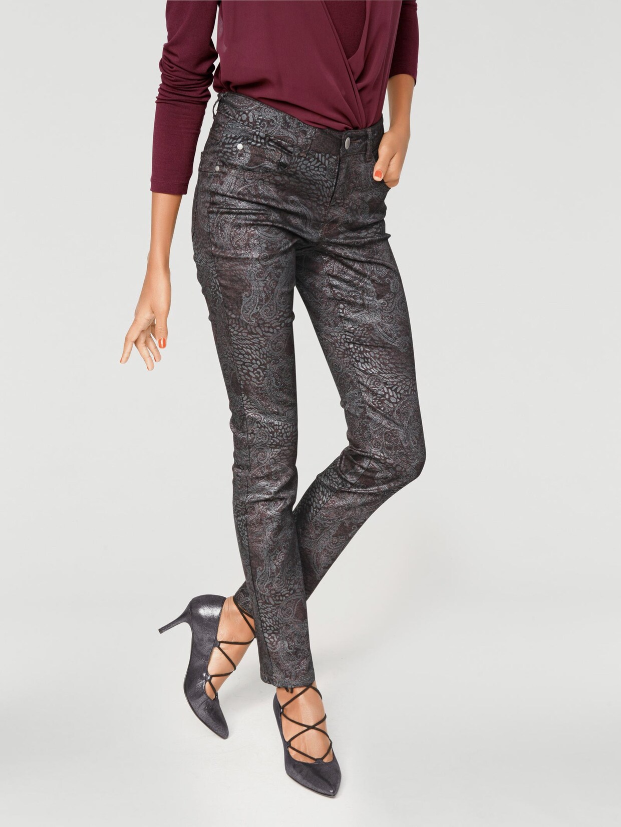 Rick Cardona 'Buik weg'-jeans - bont