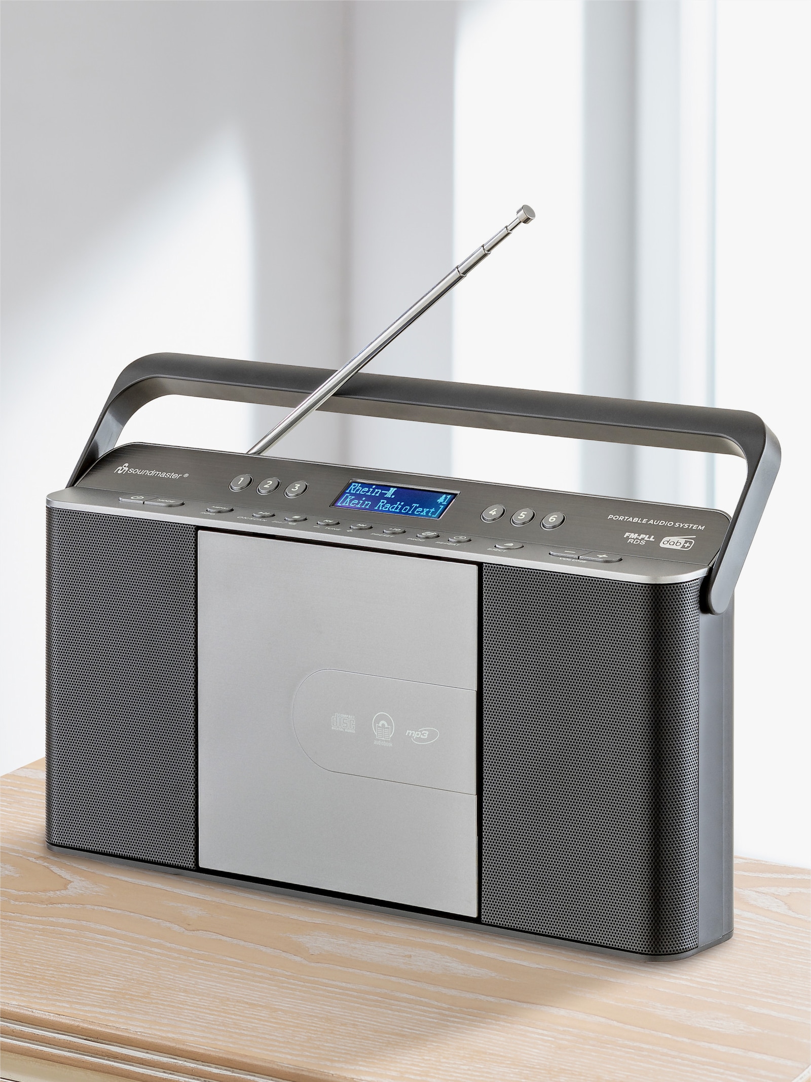 soundmaster Radio - anthrazit-schwarz