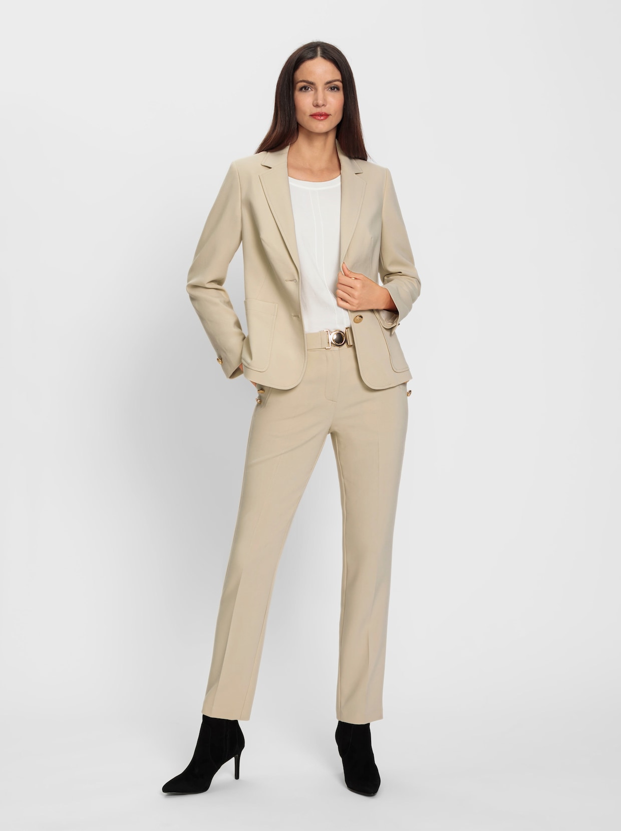 heine Tailleur pantalon - sable