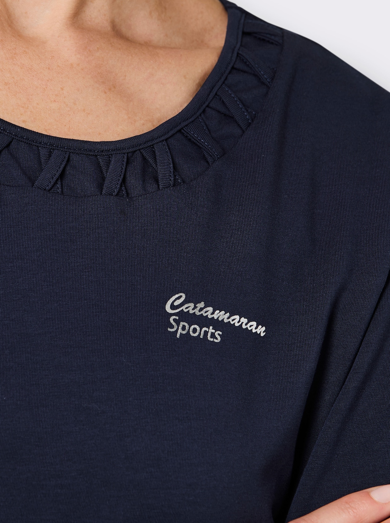 Catamaran Sports Freizeitshirt - marine