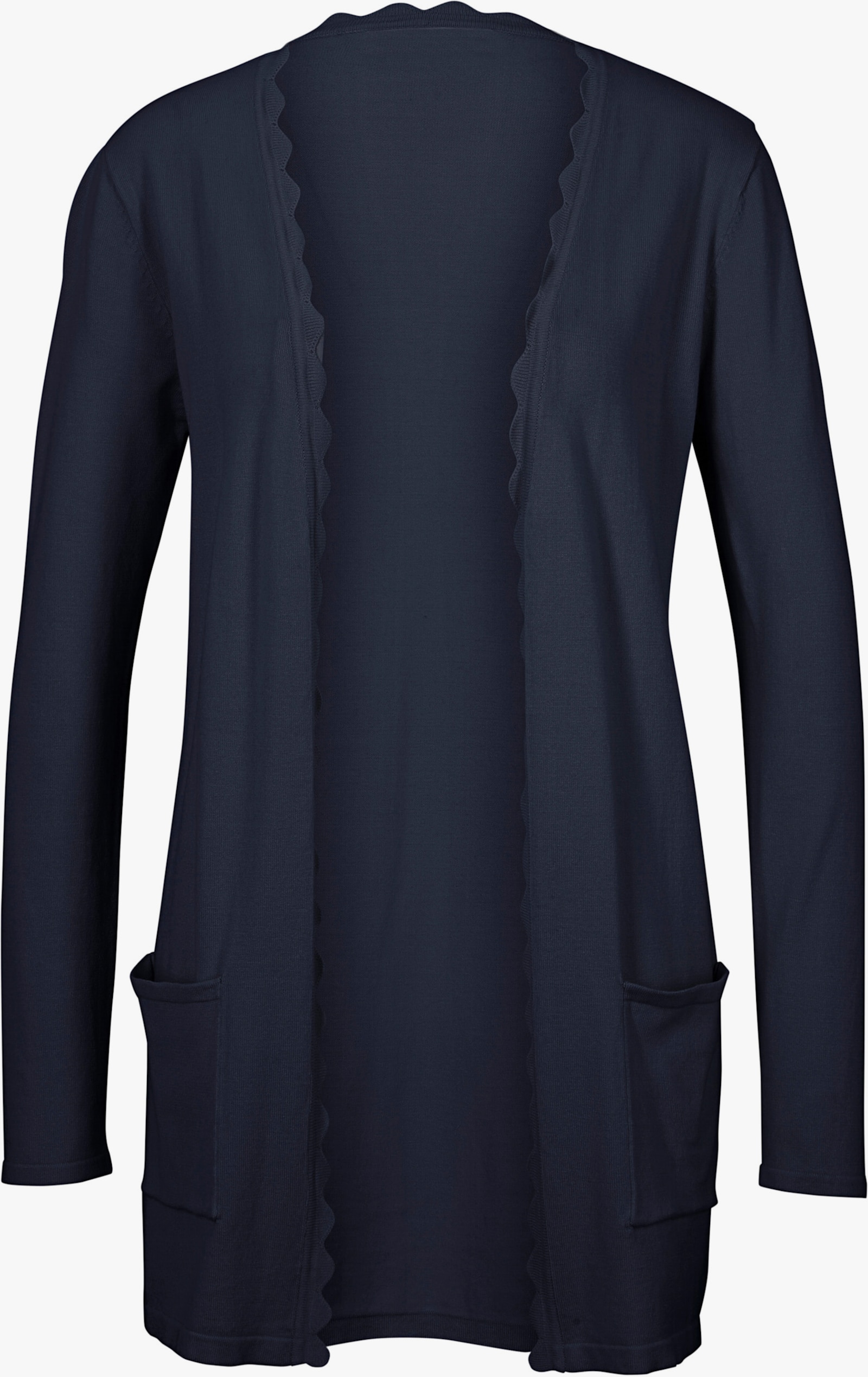 heine Feinstrickjacke mit Taschen - nachtblau