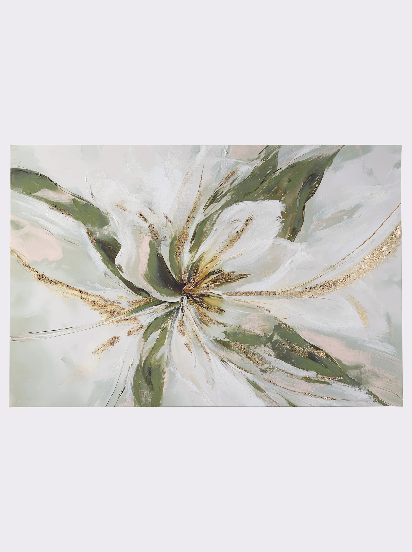 heine home Bild - lindgrün-weiß