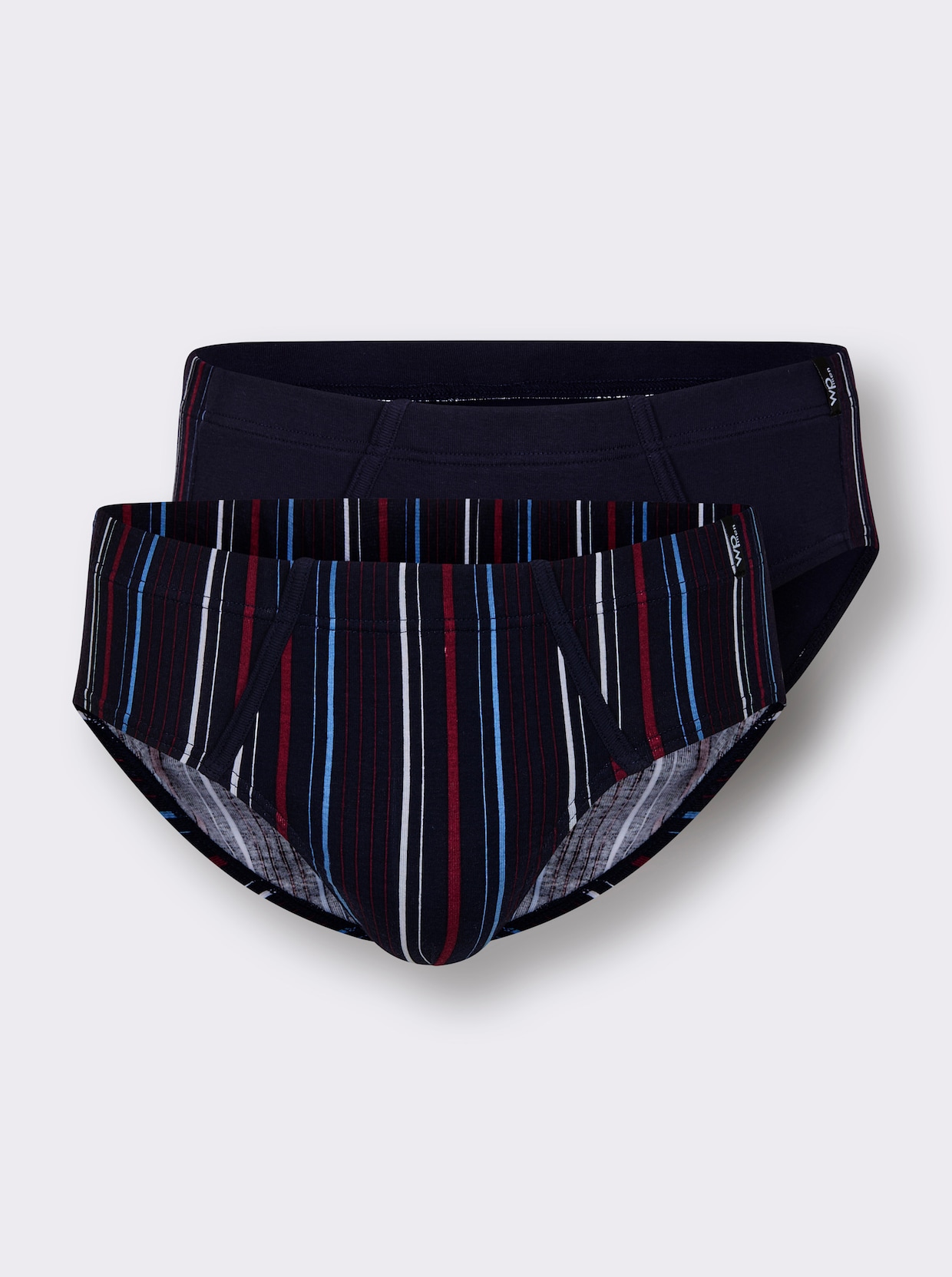 wäschepur men Slip - marine + marine gestreept
