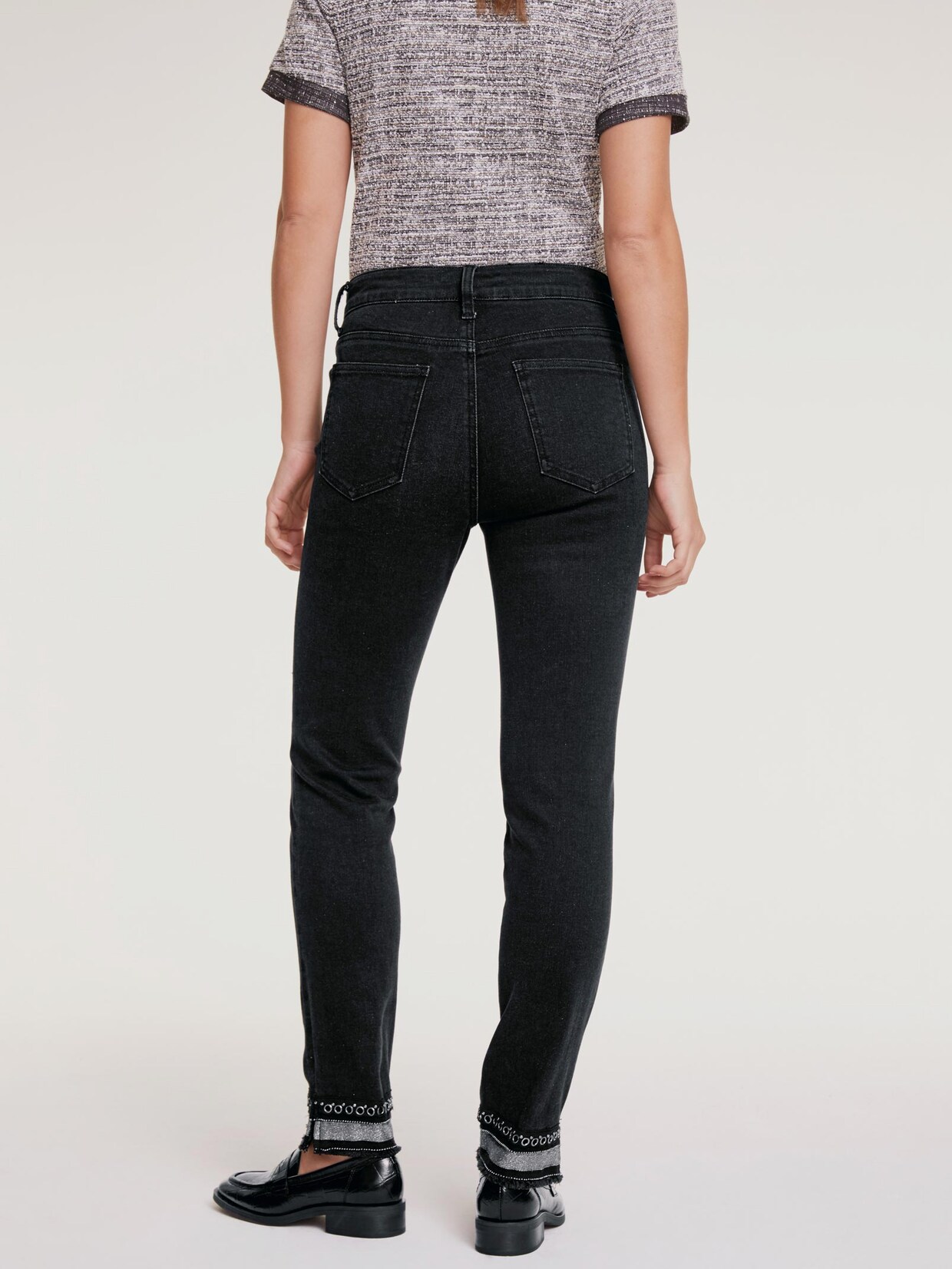 Ashley Brooke 'Buik weg'-jeans - black denim