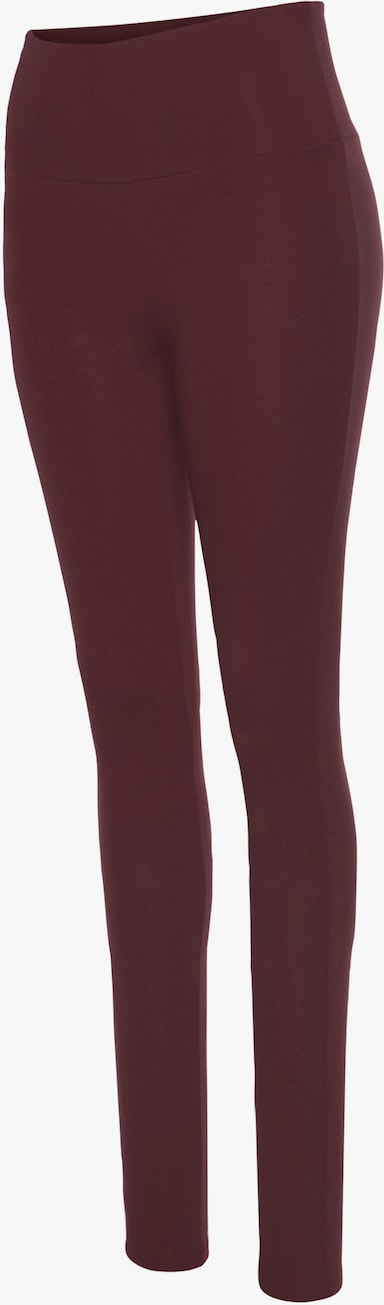 LASCANA Leggings - weinrot