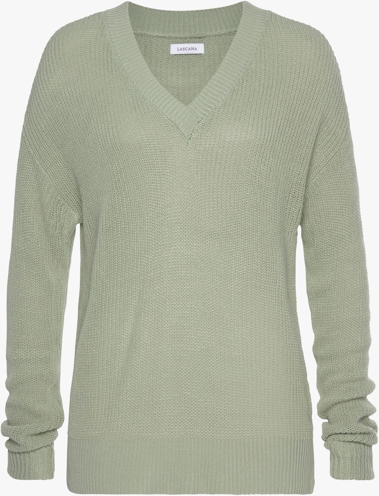 LASCANA V-Ausschnitt-Pullover - mint