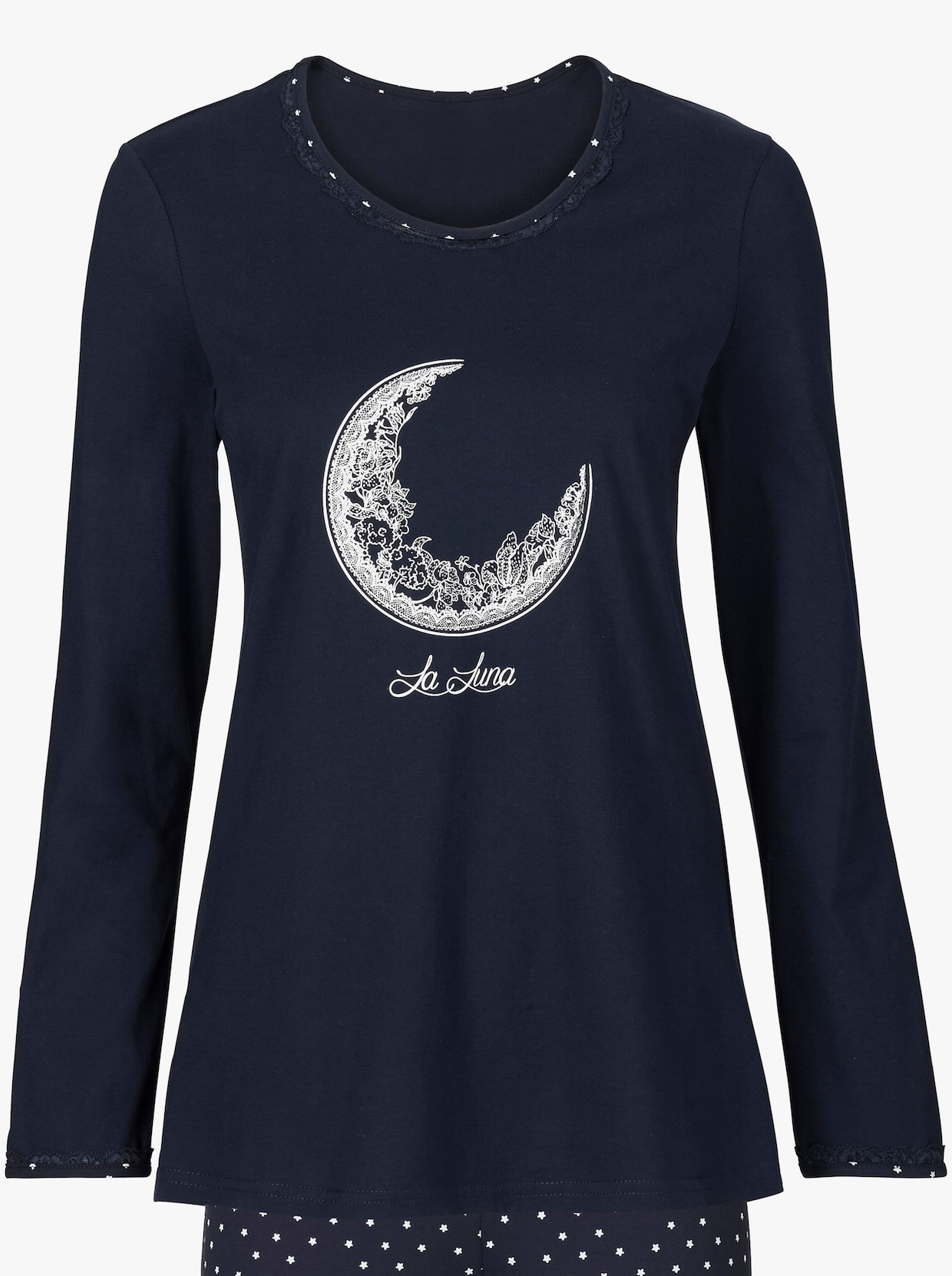 Ringella Pyjama - marine geprint