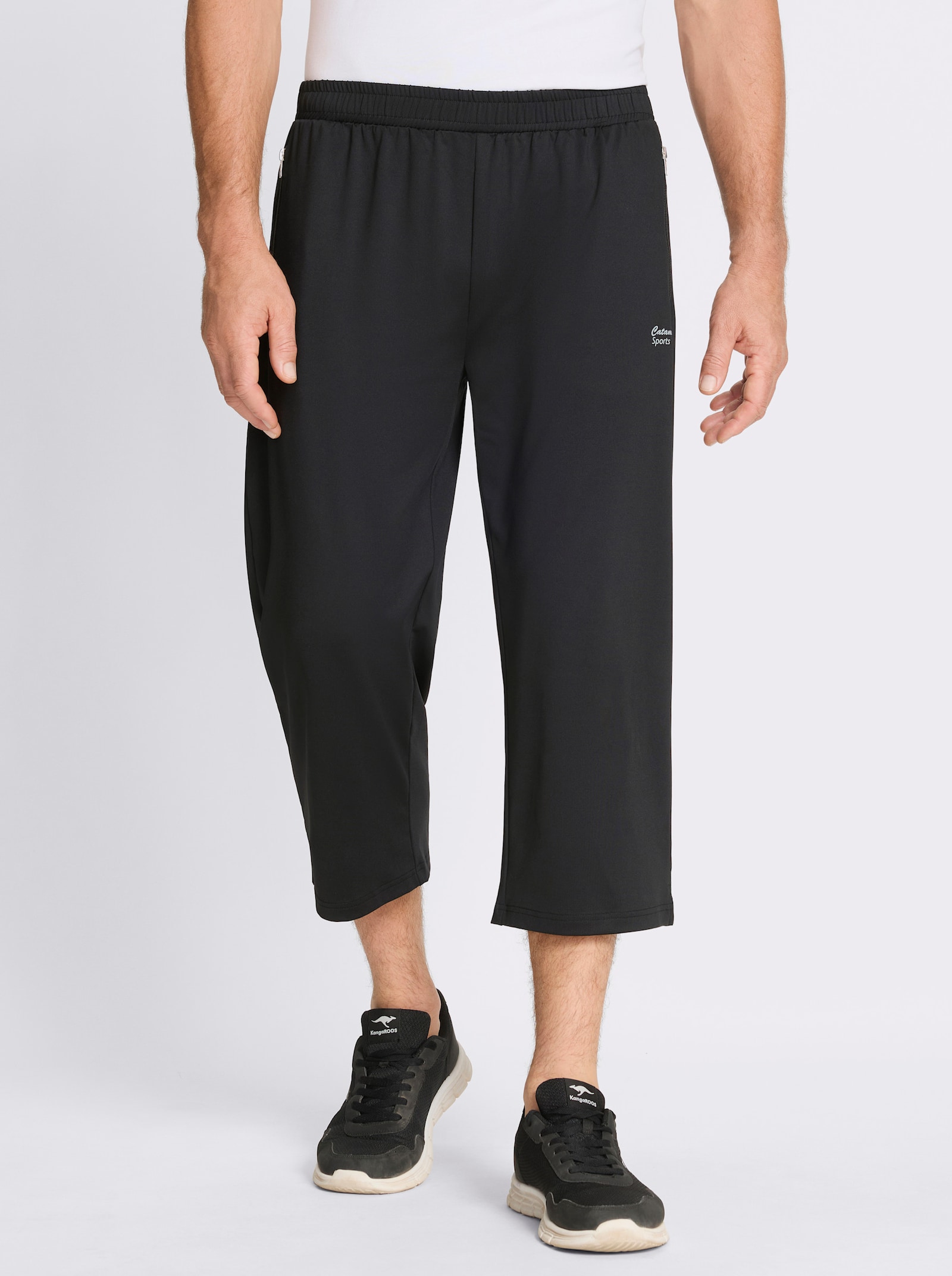 Catamaran Sports Freizeithose mit Seitenschlitzen - schwarz