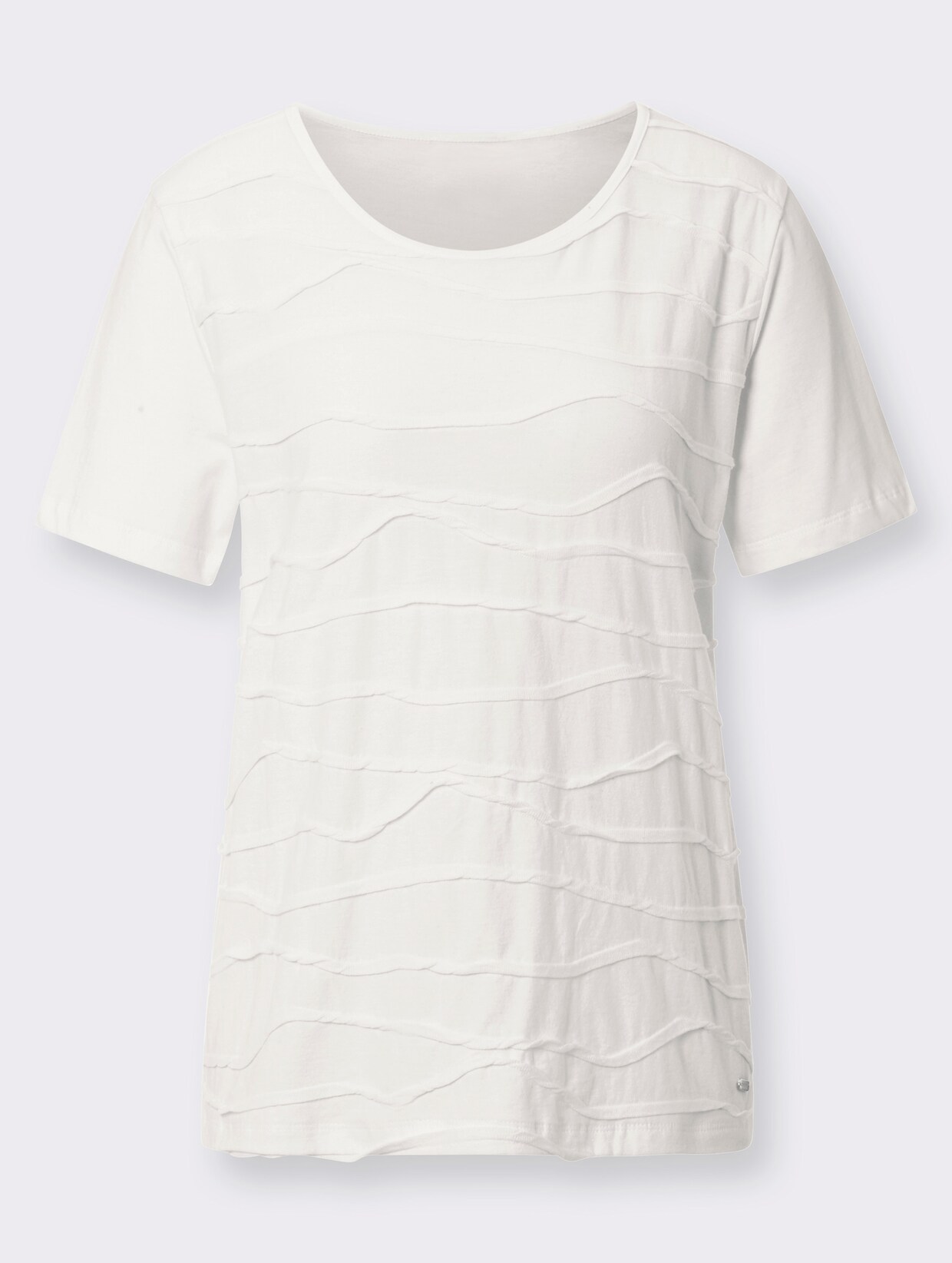 Kurzarmshirt - ecru