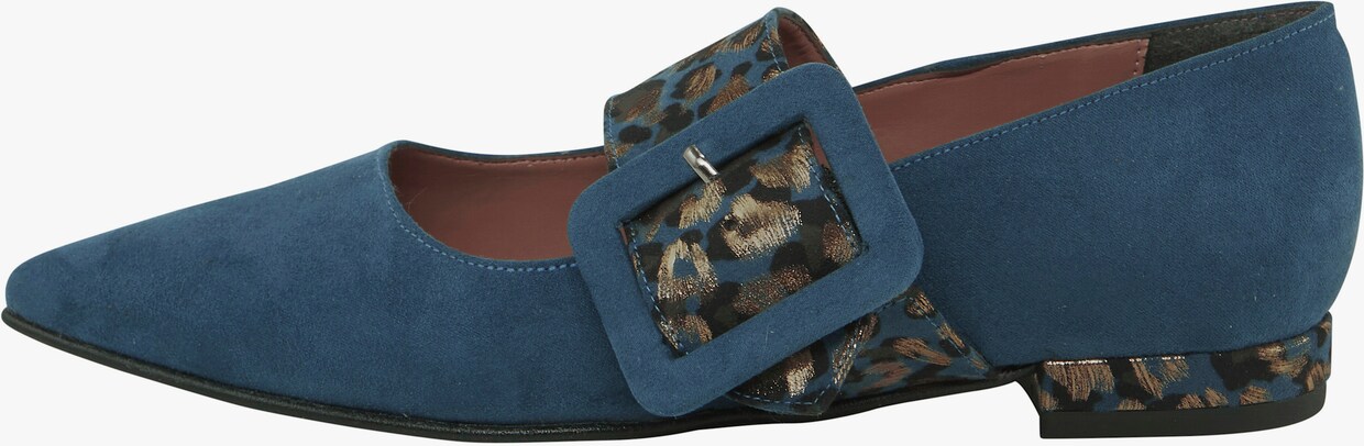 heine Ballerina - blau-goldfarben