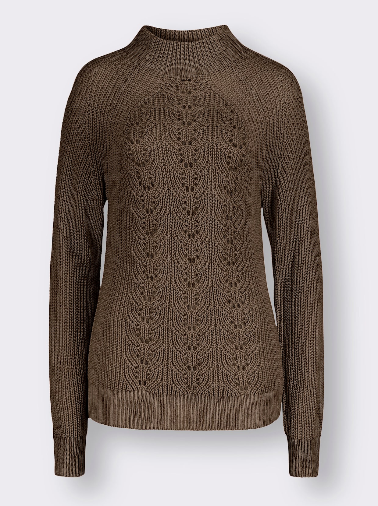 Pullover met lange mouwen - donkertaupe