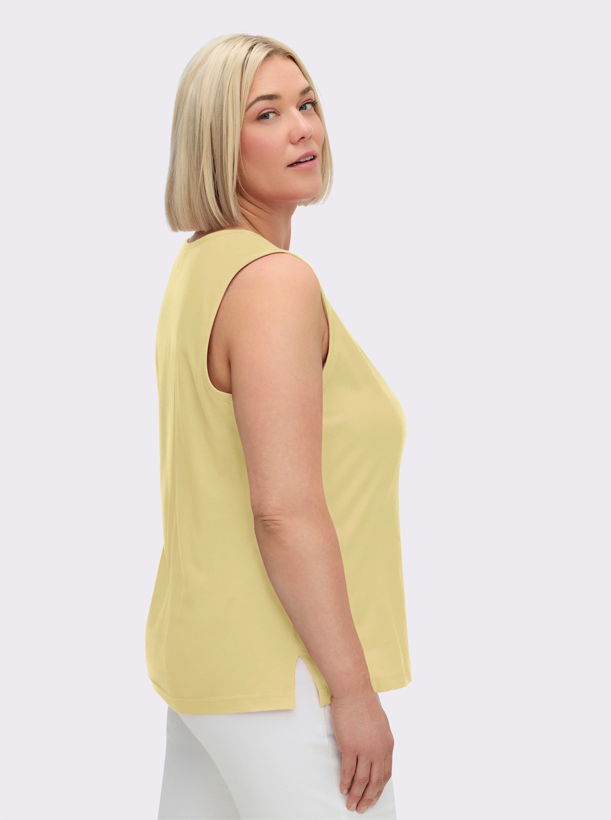 Shirttop - zitrone