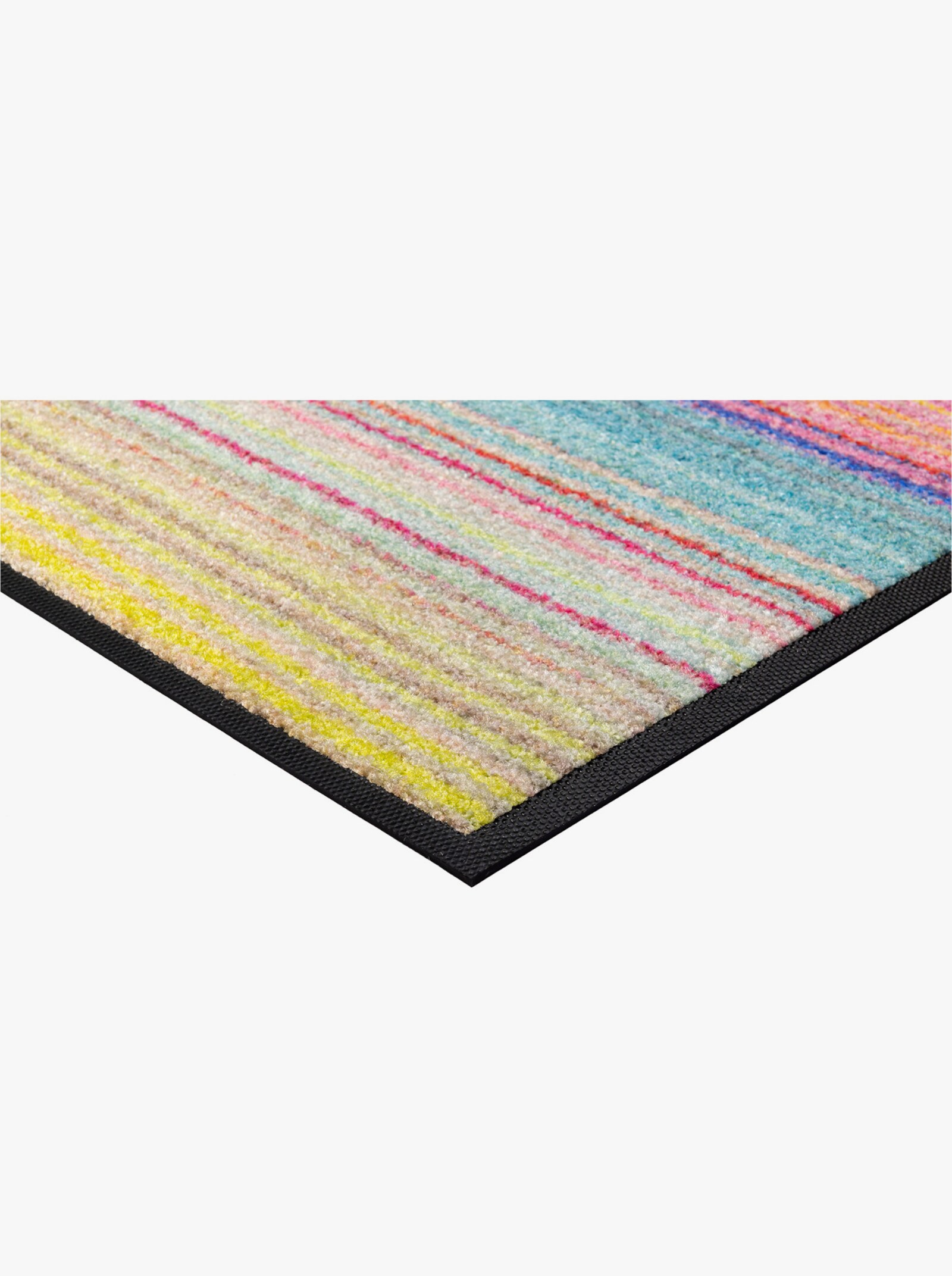 wash+dry by Kleen-Tex Fußmatte - rosé-blau-gestreift