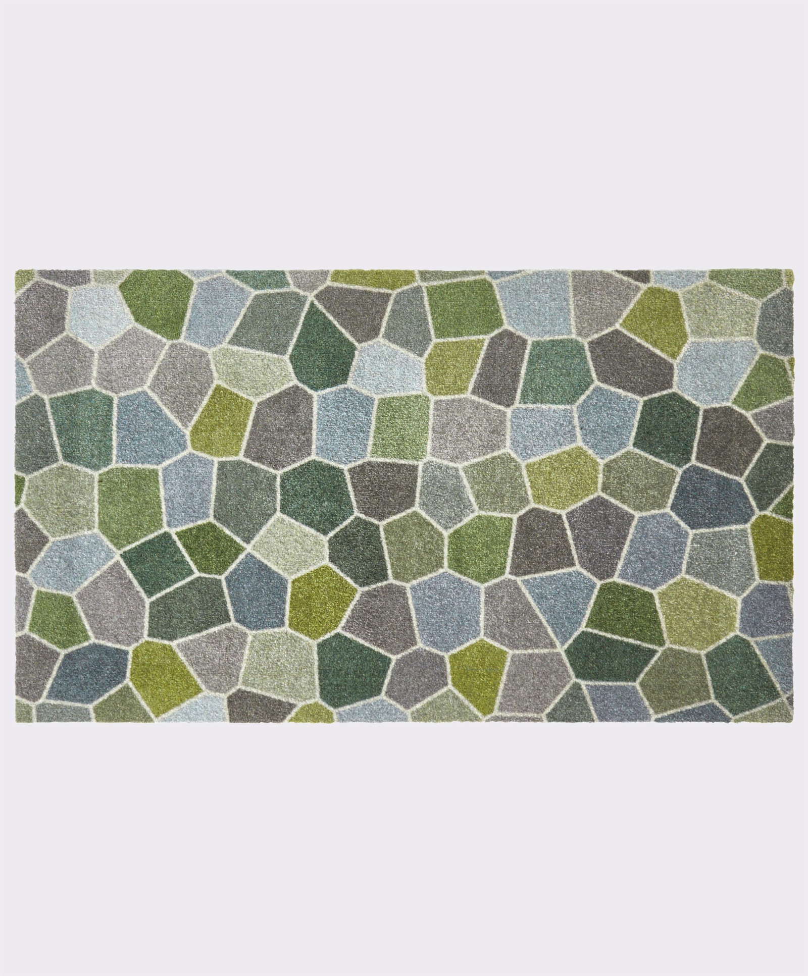 wash+dry by Kleen-Tex Paillasson - vert-gris