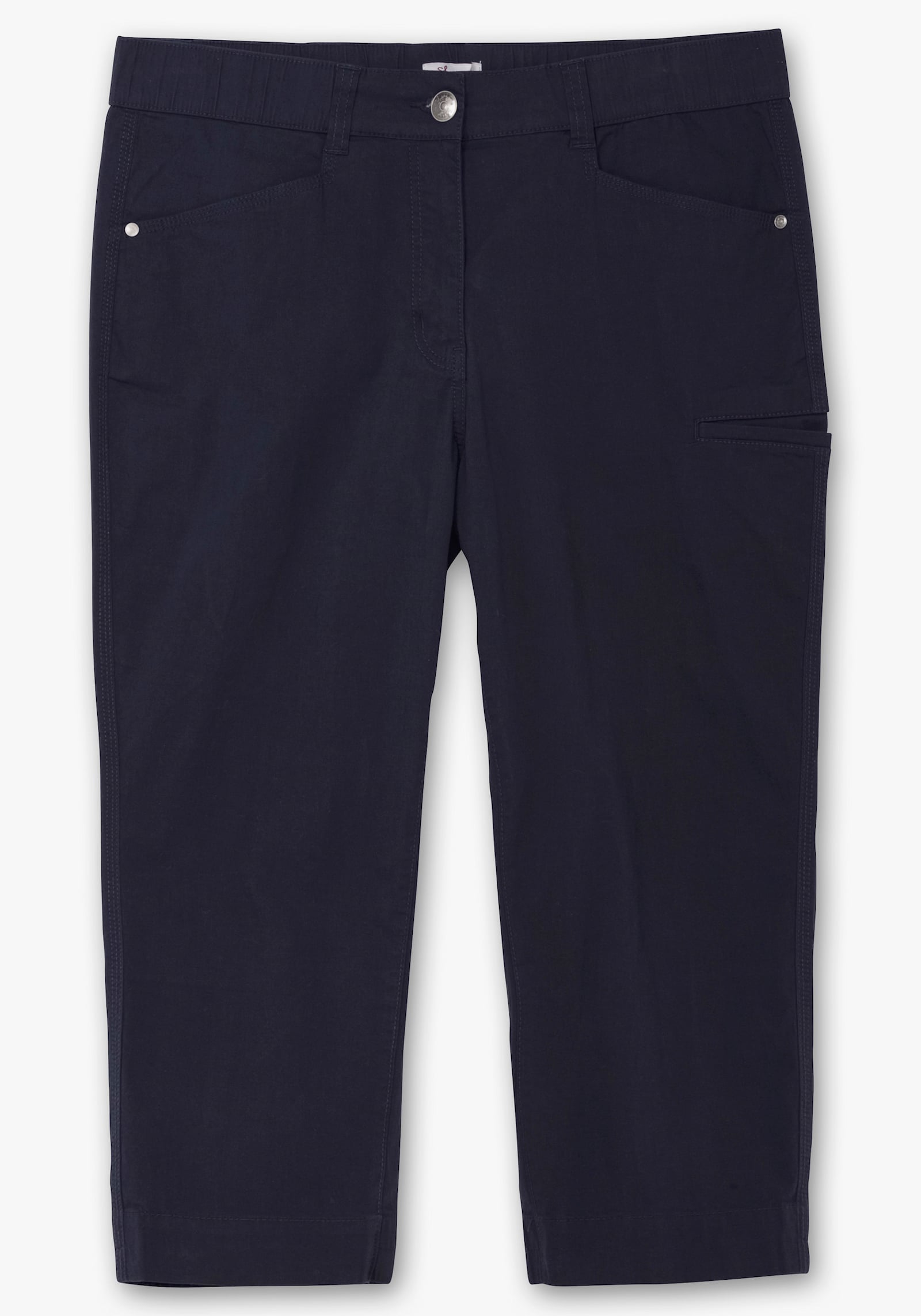 sheego Cargohose in 7/8-Länge - tiefblau