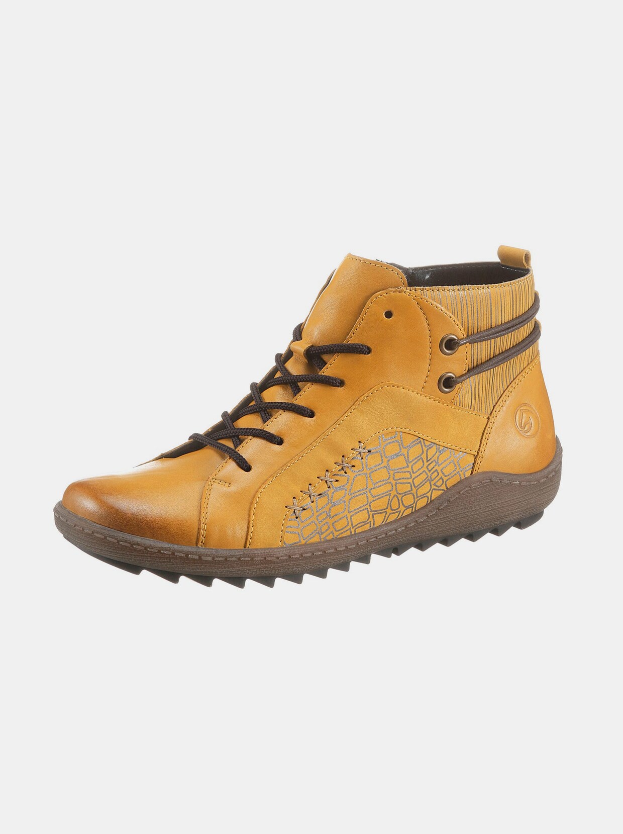 Remonte Schnürschuh - gelb