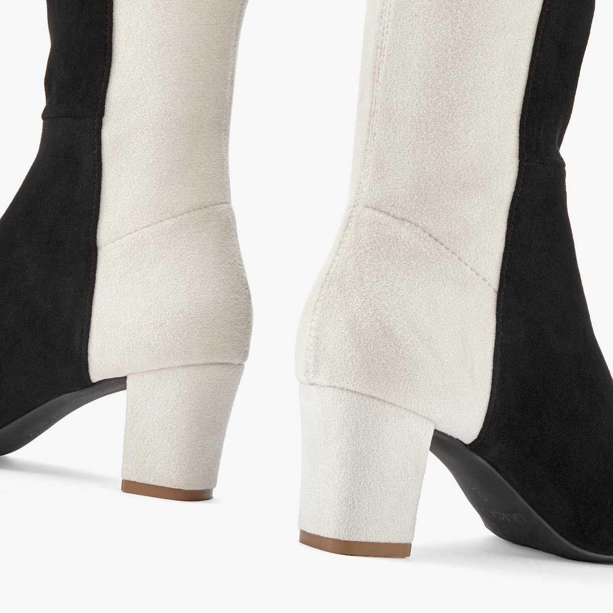 LASCANA Stiefel - schwarz/weiß