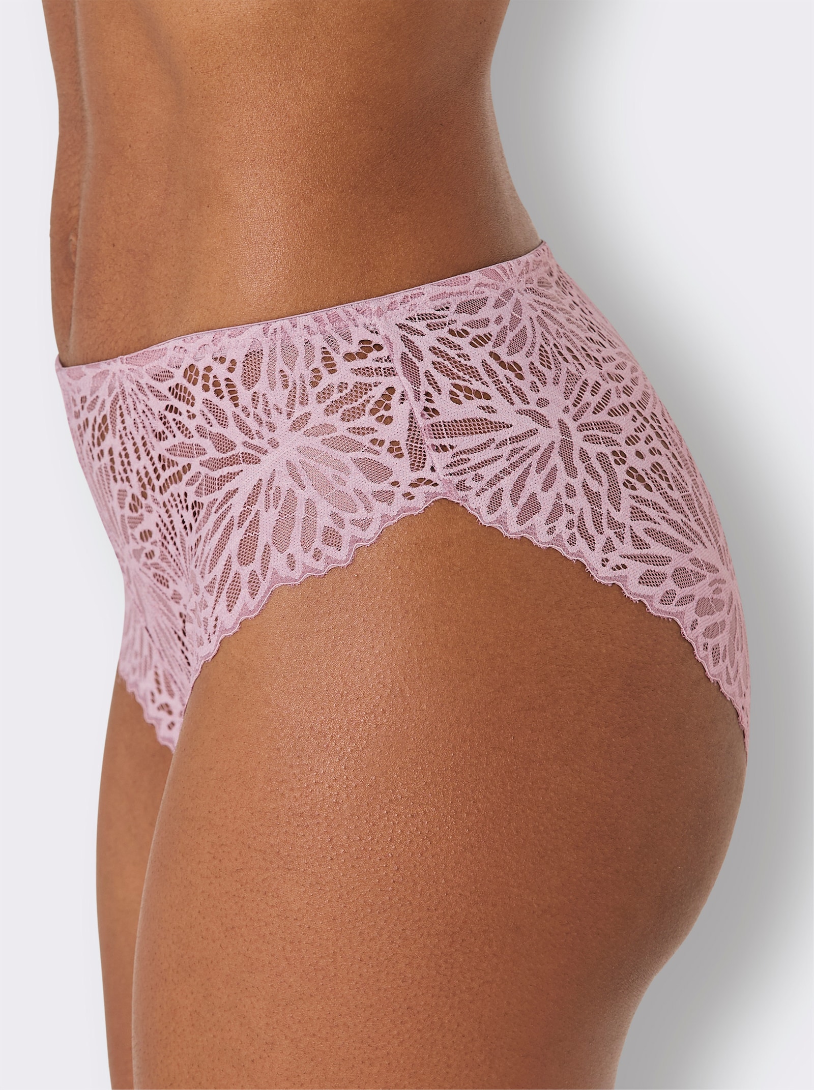 wäschepur Jazzpants mit elastischem Gummibund - mauve