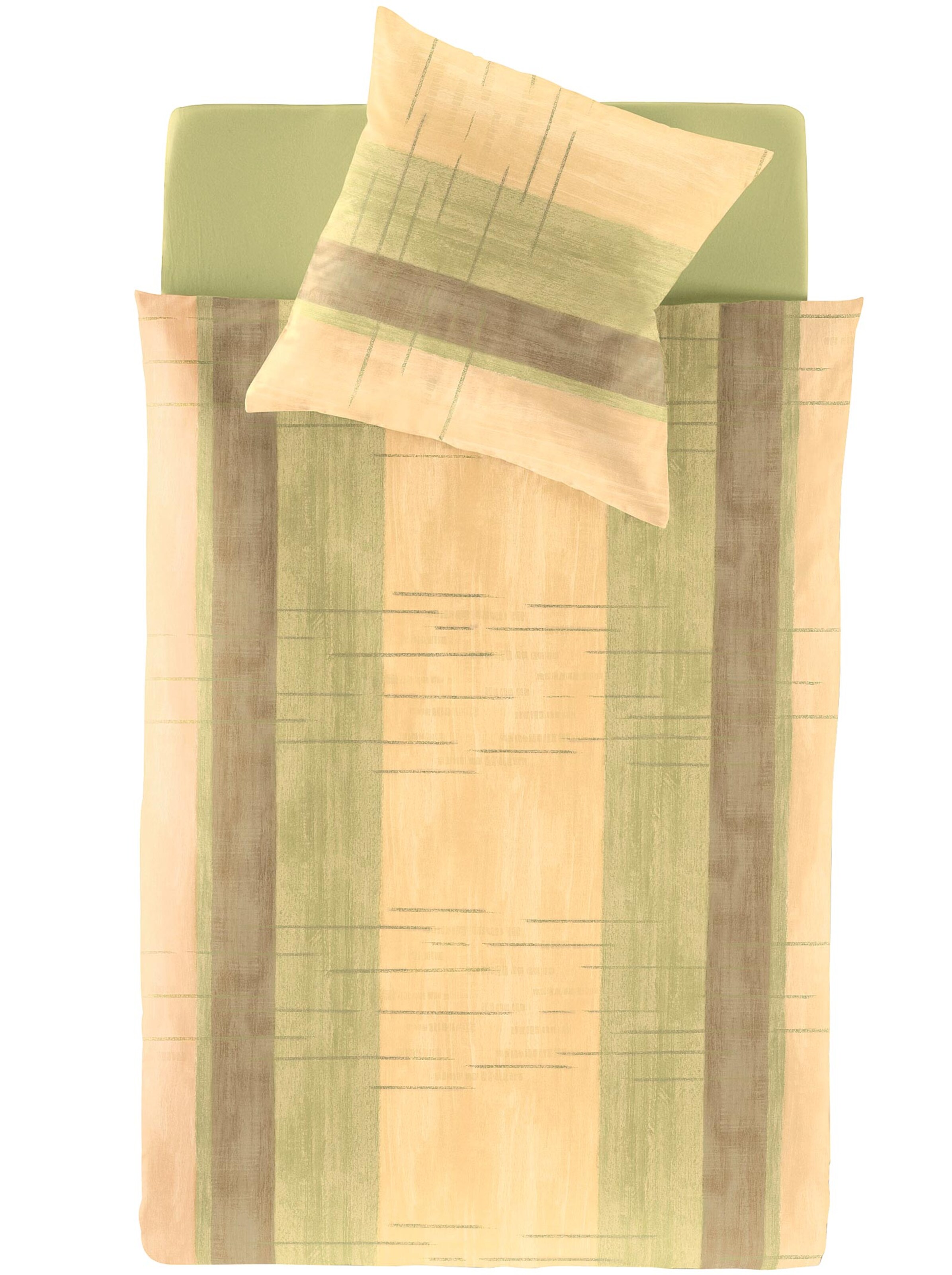 Irisette Bettwäsche - natur-grün