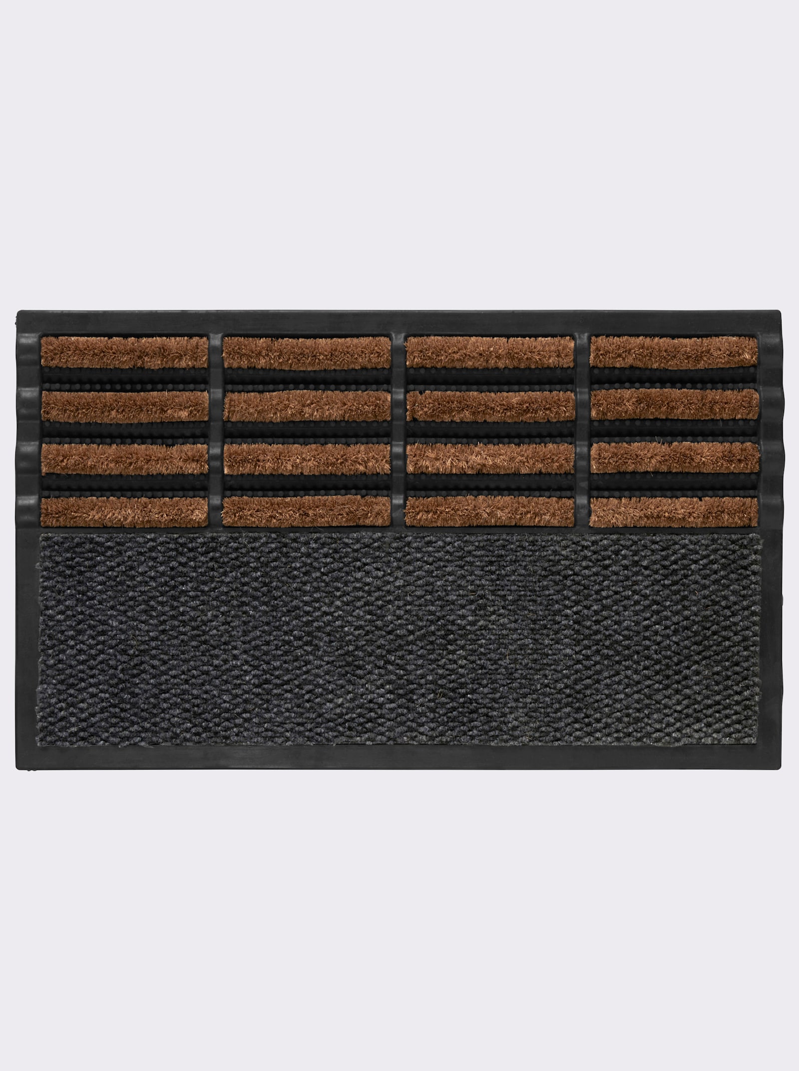 heine home Fußmatte - schwarz-braun