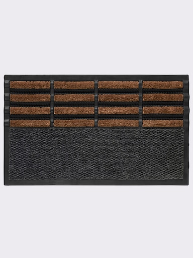 heine home Fussmatte - schwarz-braun