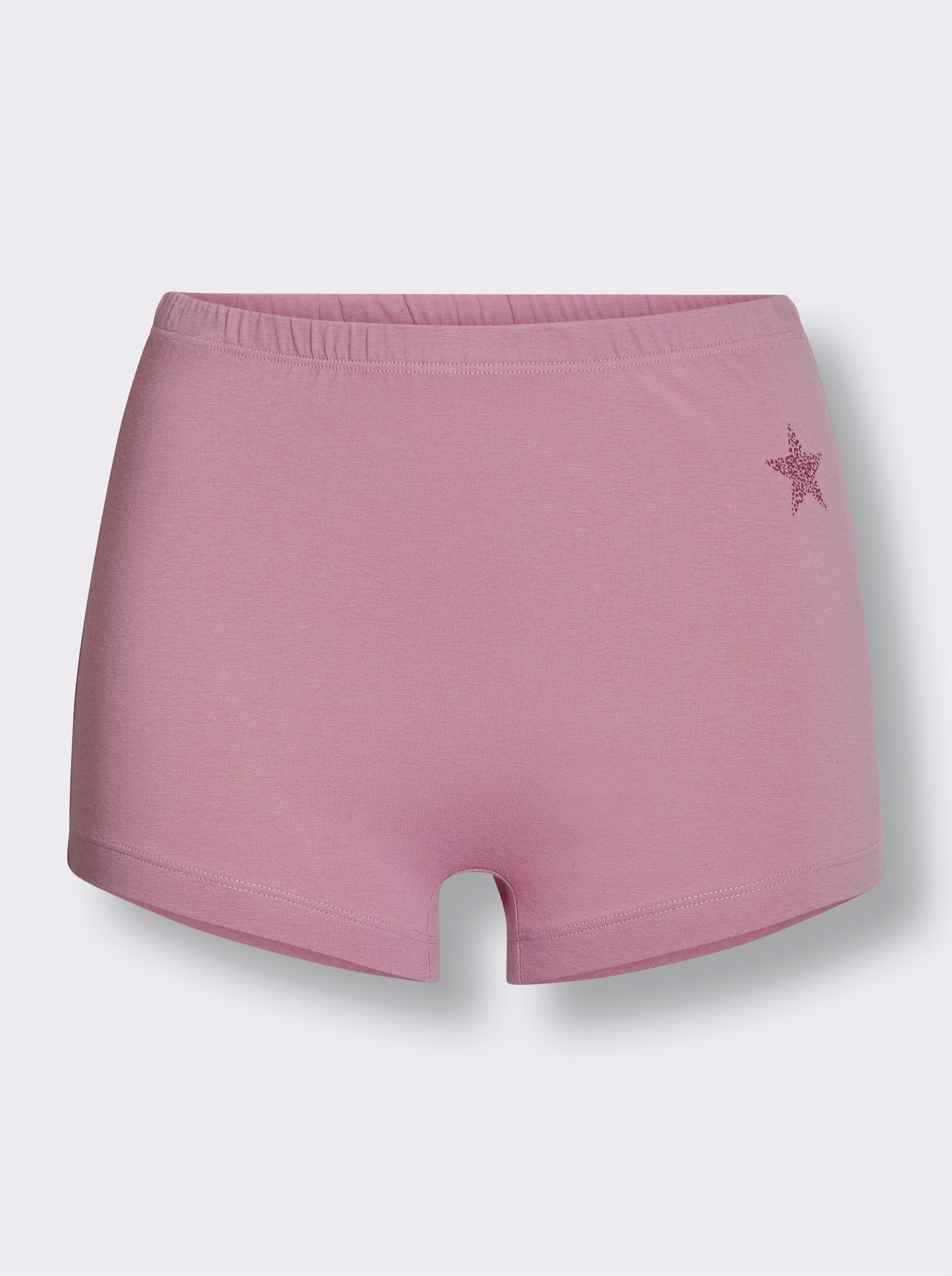 Hipster met sterretjesprint opzij voor - orchidee + lichtblauw + lichtgrijs