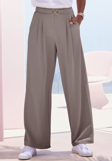 LASCANA Schlupfhose - taupe
