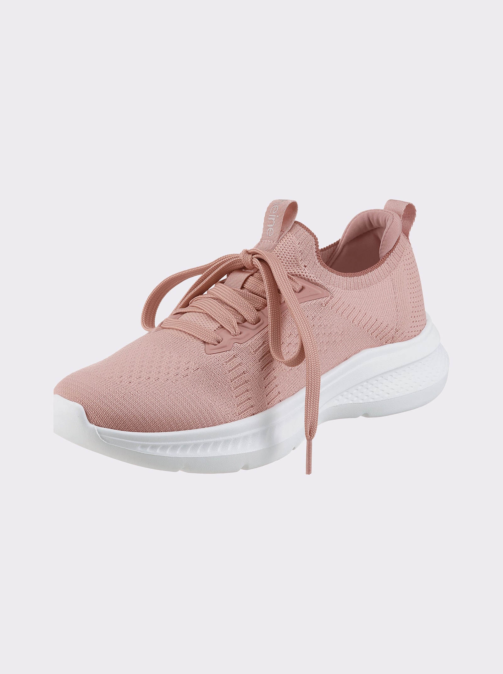 heine Sneaker aus Textilstrick - rose