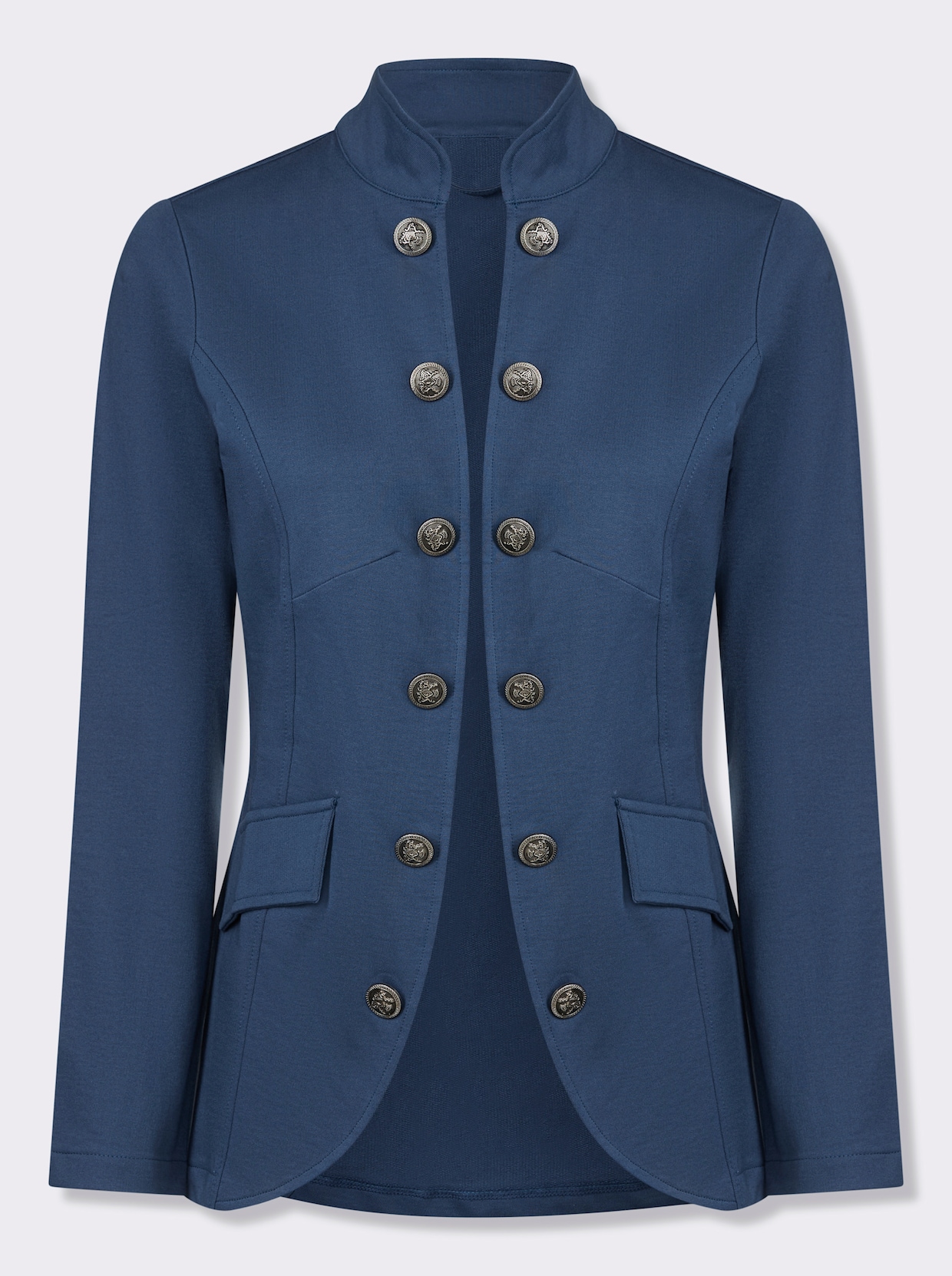 Shirtjacke - jeansblau